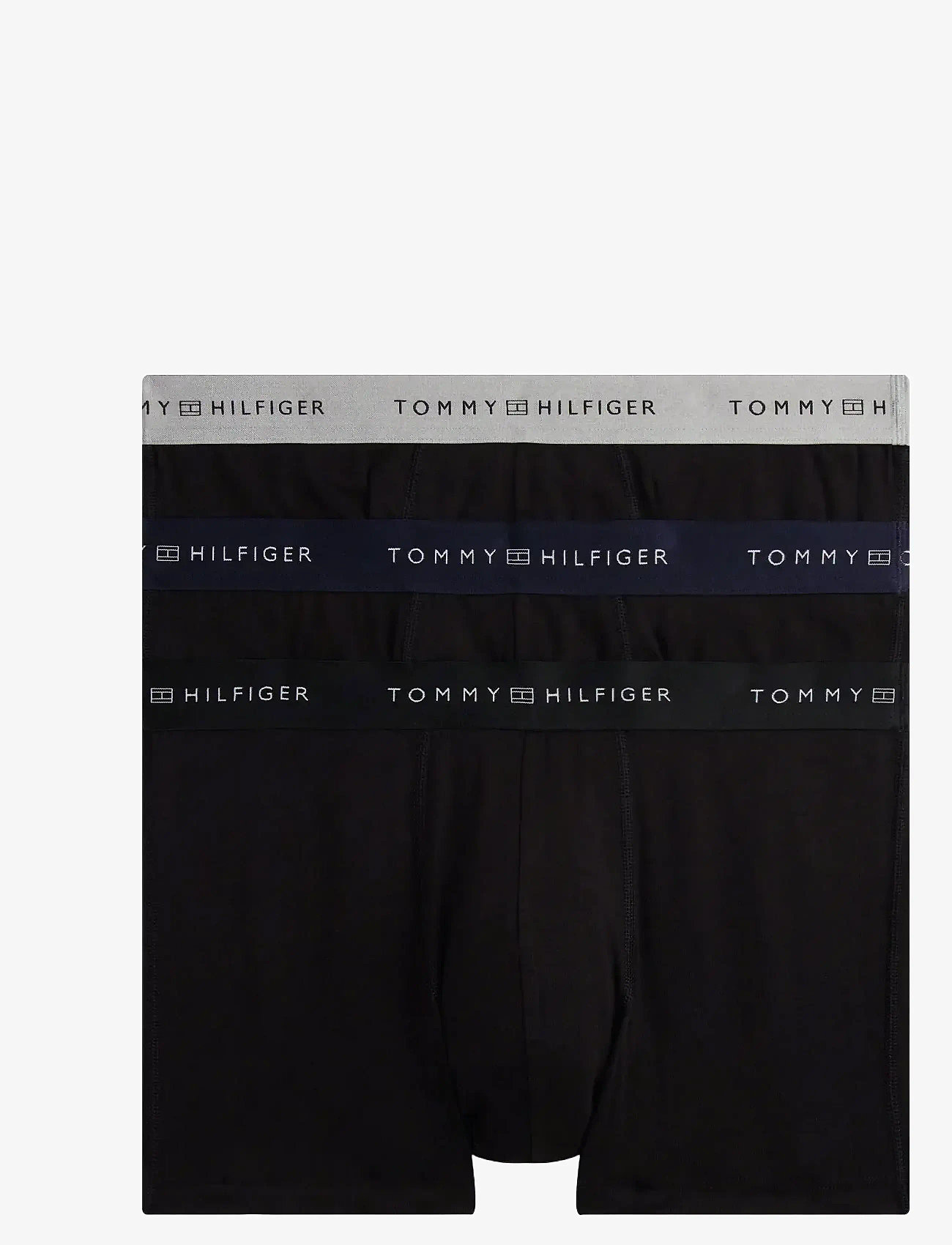 Tommy Hilfiger - 3P TRUNK METALLIC WB - aluspükste mitmikpakk - blk/des sky/silver - 1