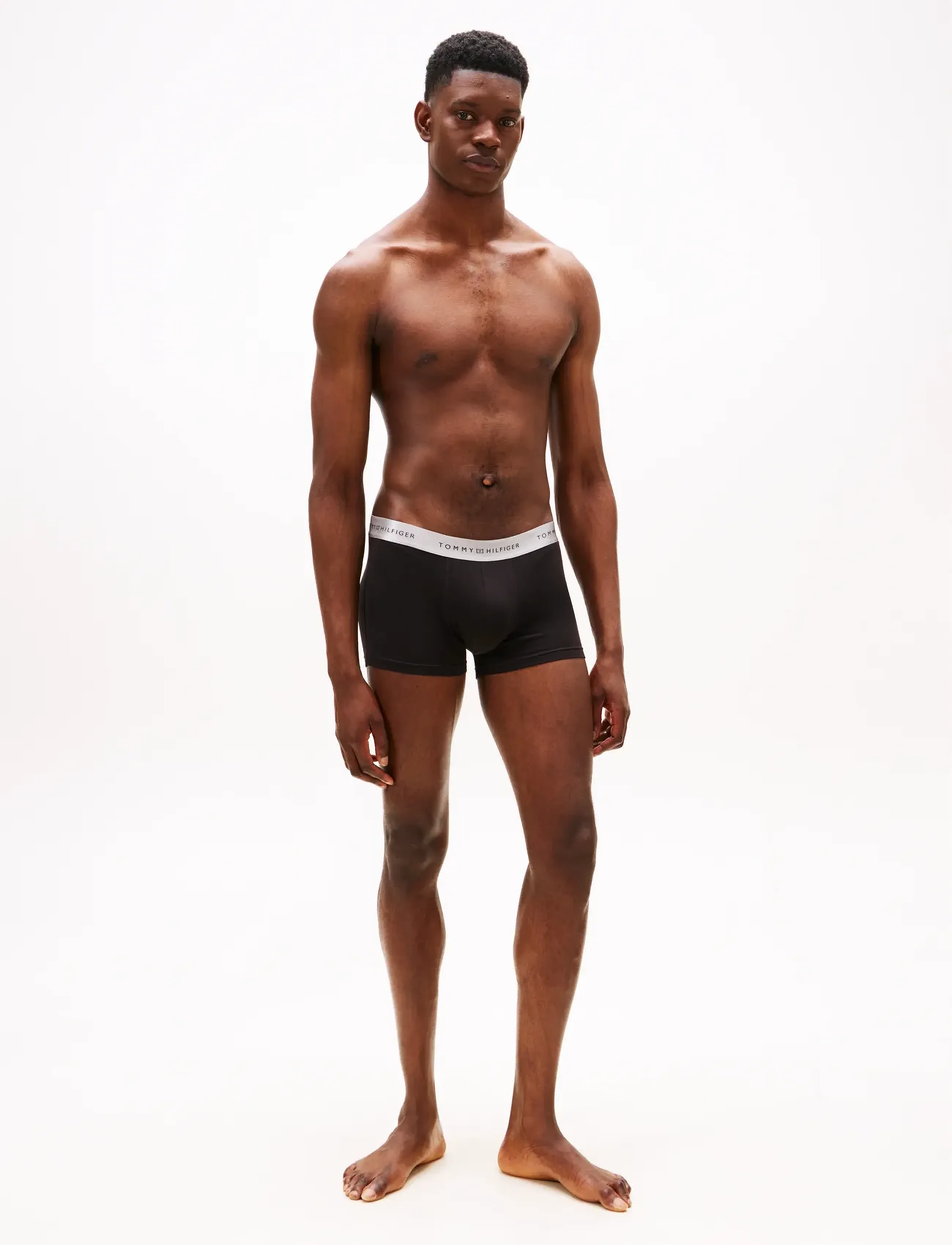 Tommy Hilfiger - 3P TRUNK METALLIC WB - boxer briefs - blk/des sky/silver - 3