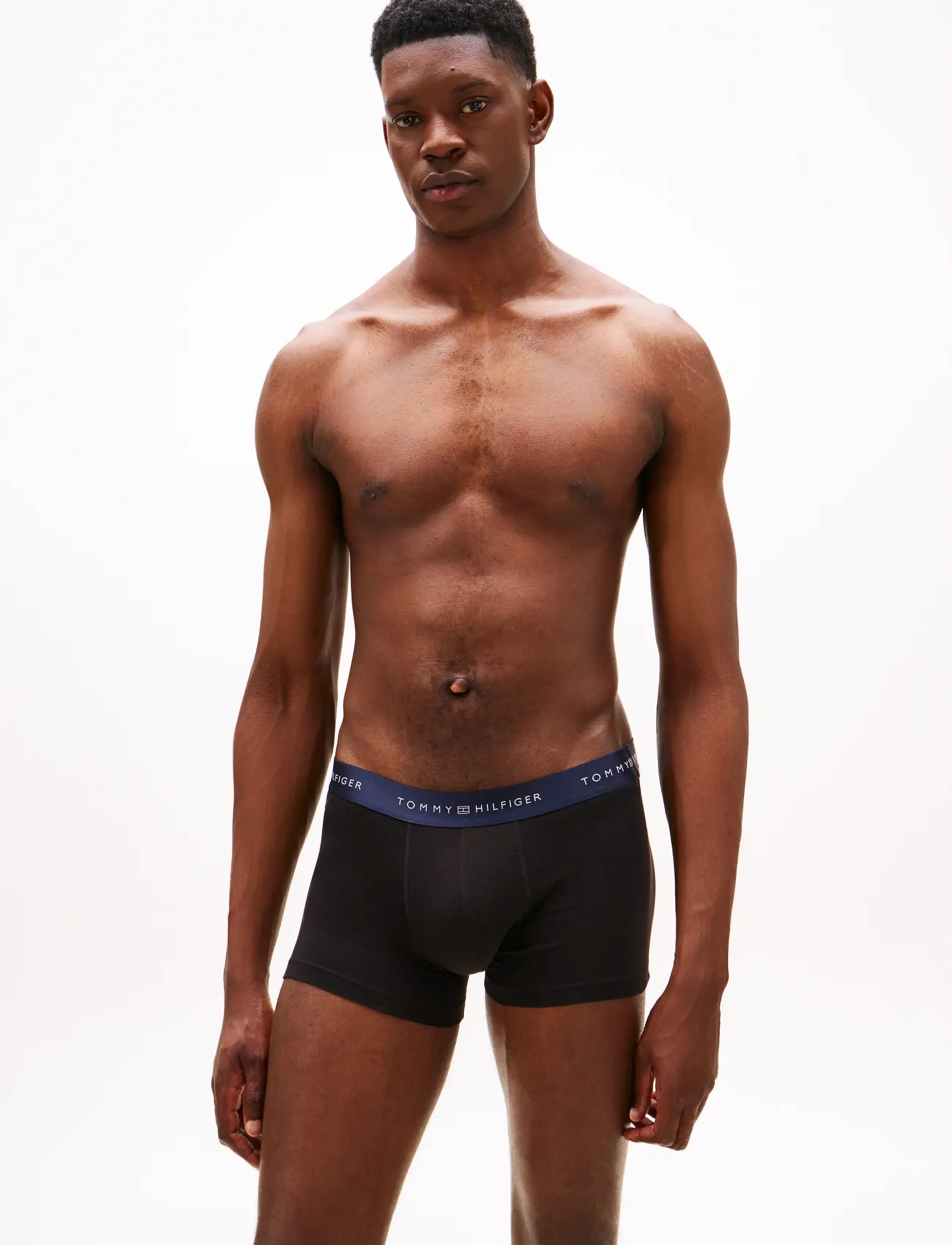 Tommy Hilfiger - 3P TRUNK METALLIC WB - boxer briefs - blk/des sky/silver - 5