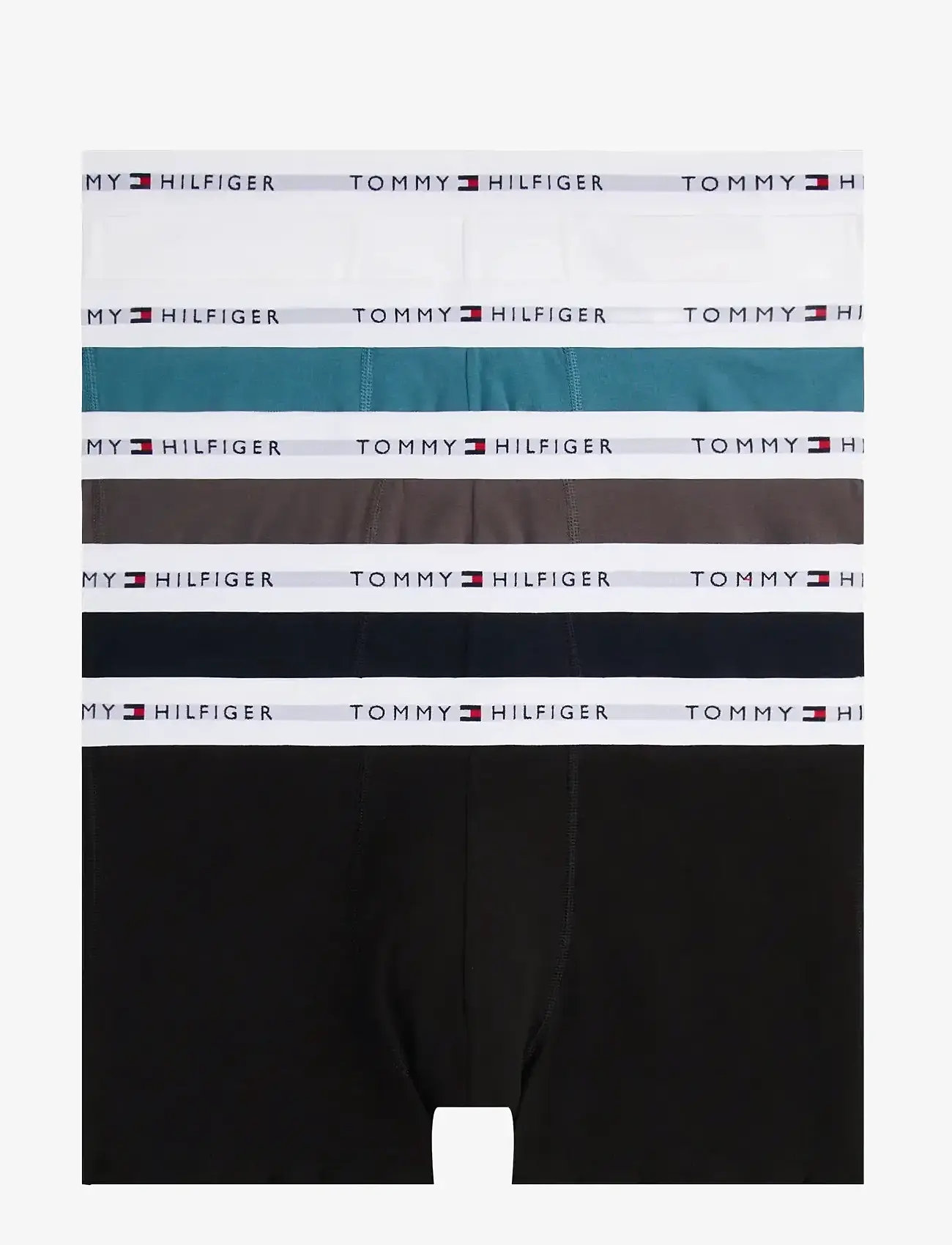 Tommy Hilfiger - 5P TRUNK - fm ocn/md gry/ds sk/w/blk - 1