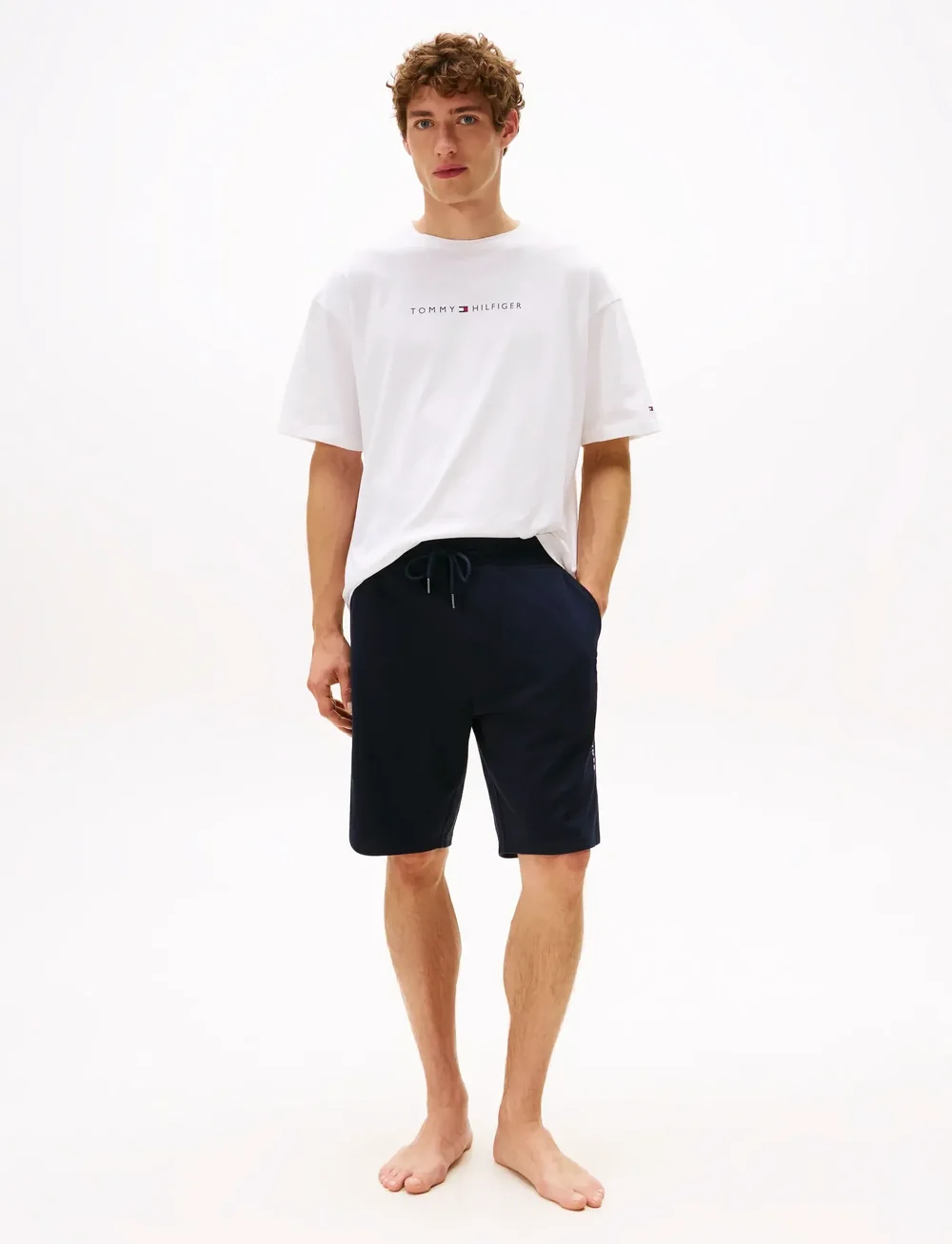 Tommy Hilfiger - TRACK SHORT - sweatshorts - desert sky - 0