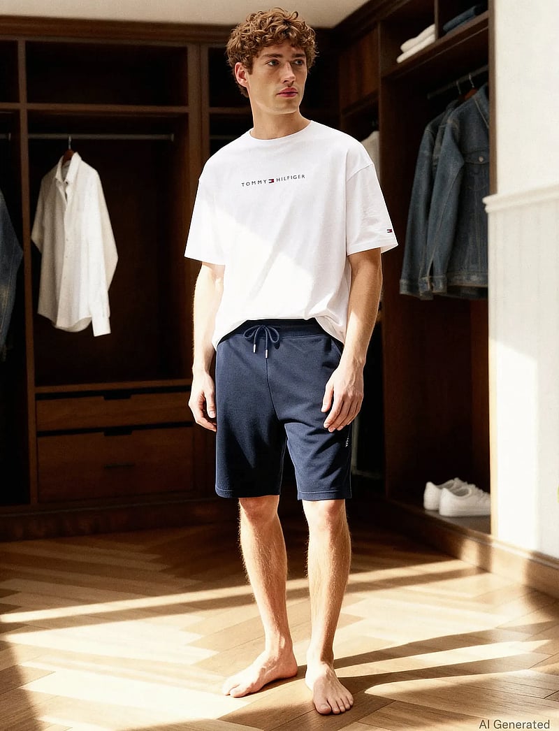 Tommy Hilfiger - TRACK SHORT - sweat shorts - desert sky - 5