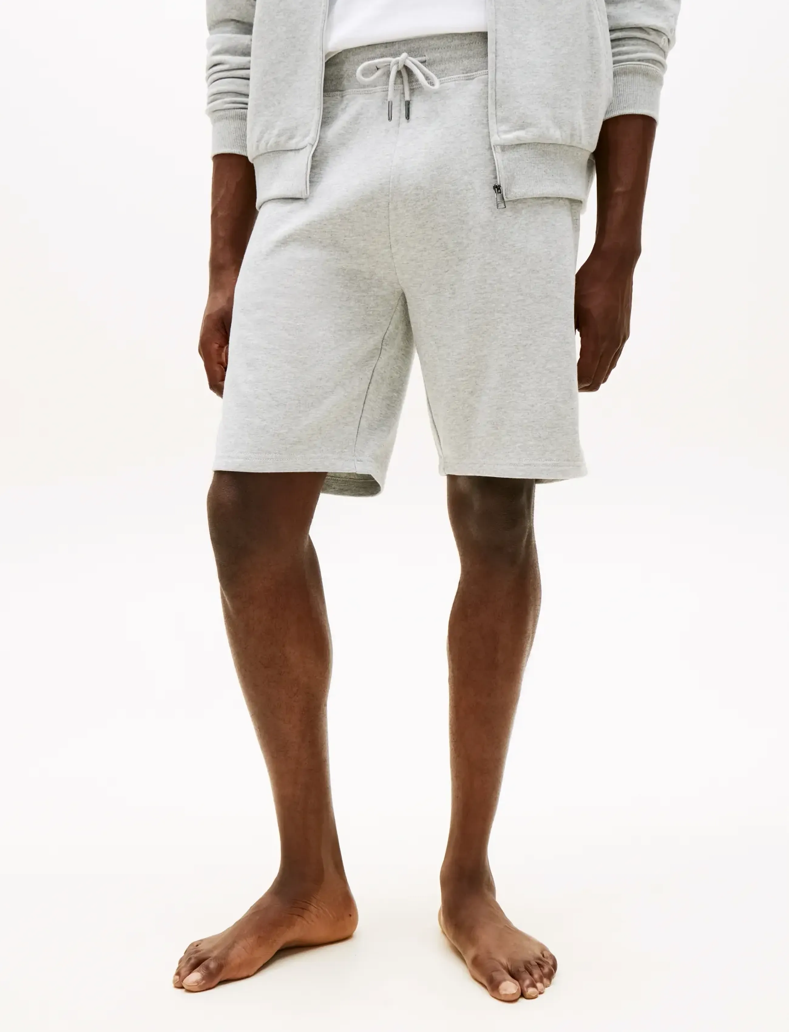 Tommy Hilfiger Track Short, S, Shorts, Grau - Sweat Männerswear
