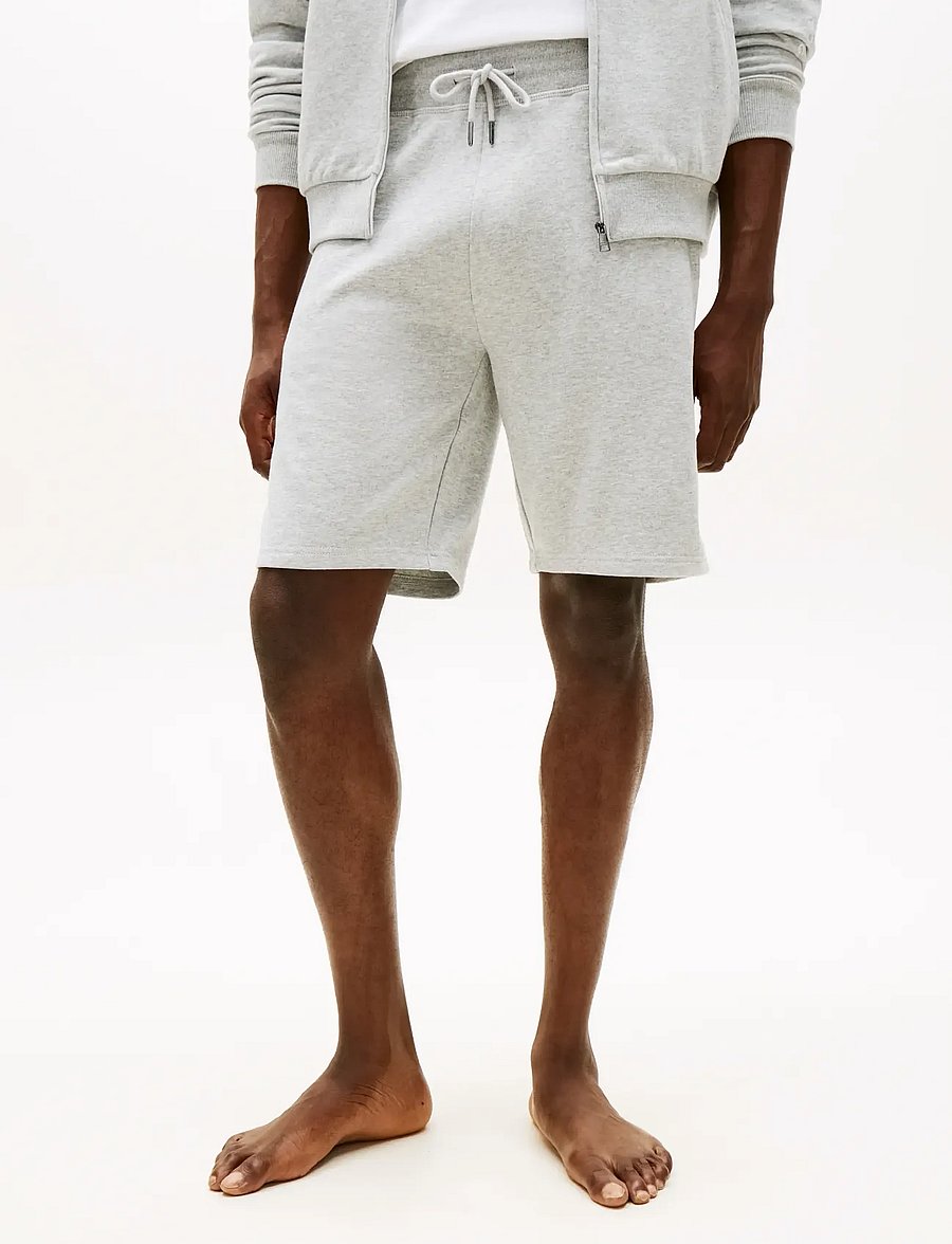 Tommy Hilfiger - TRACK SHORT - sweatshorts - ice grey heather - 0