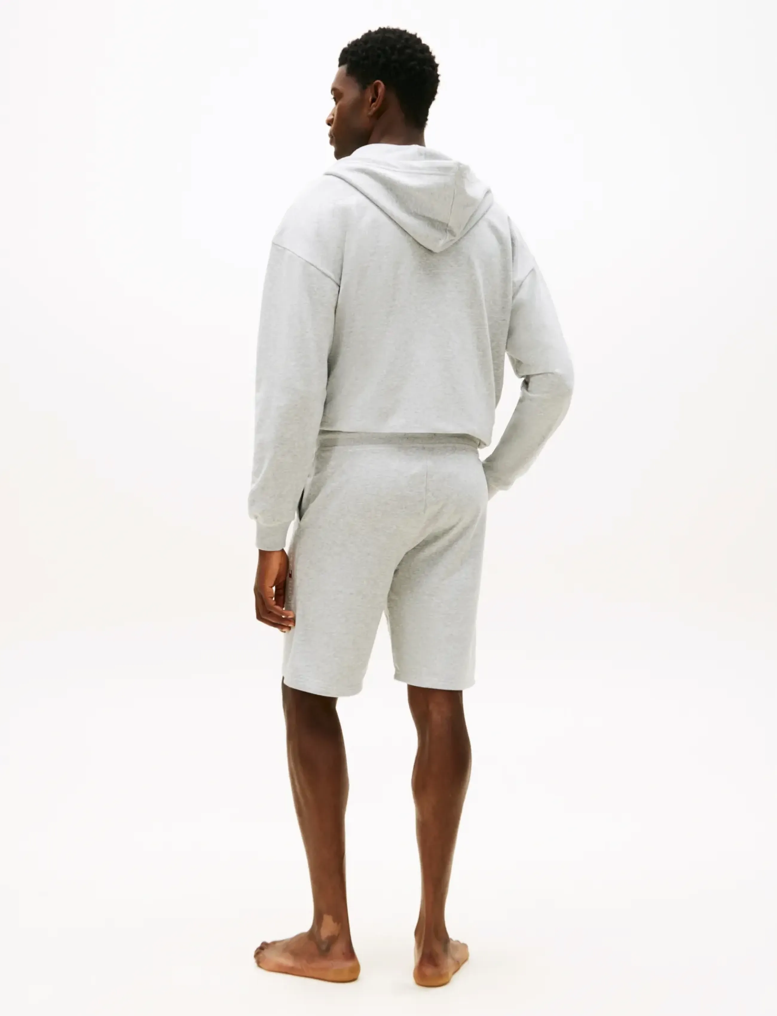 Tommy Hilfiger - TRACK SHORT - sweat shorts - ice grey heather - 2