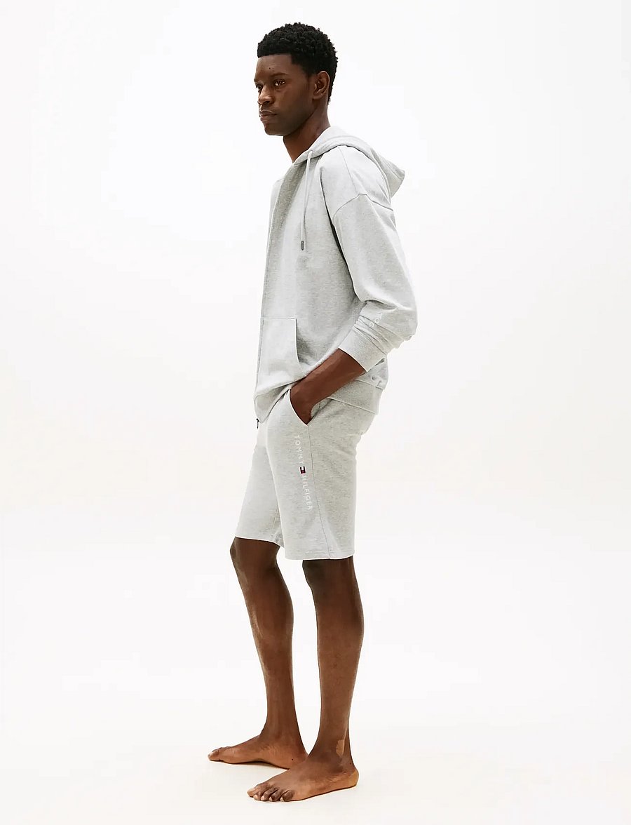 Tommy Hilfiger - TRACK SHORT - sweatshorts - ice grey heather - 5