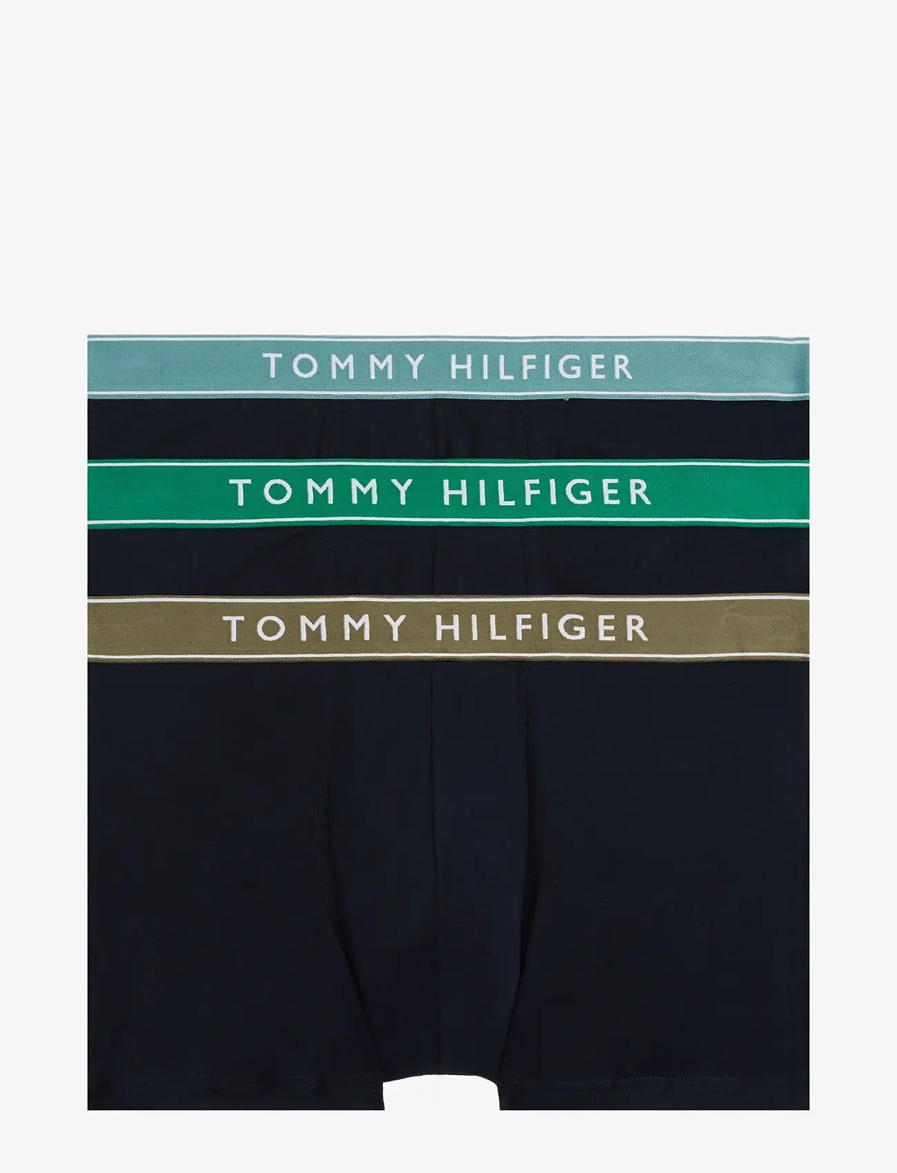 Tommy Hilfiger - 3P TRUNK WB - aluspükste mitmikpakk - unt olv/nvue grn/grvty grn - 1
