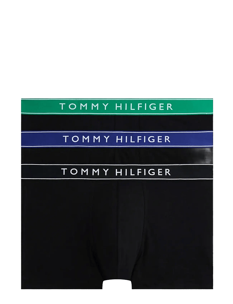 Tommy Hilfiger - 3P TRUNK WB - unterhosen im multipack - wdge blu/olym grn/blk - 1