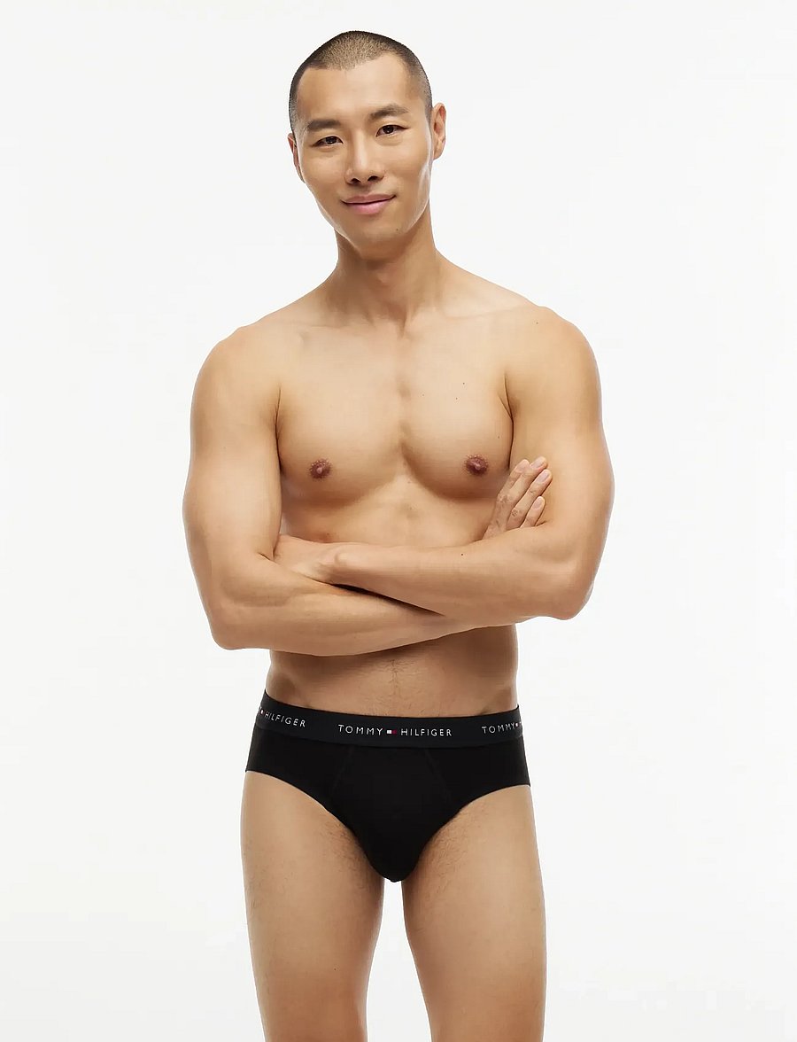 Tommy Hilfiger - 3P BRIEF WB - unterhosen im multipack - blk blk blk - 0