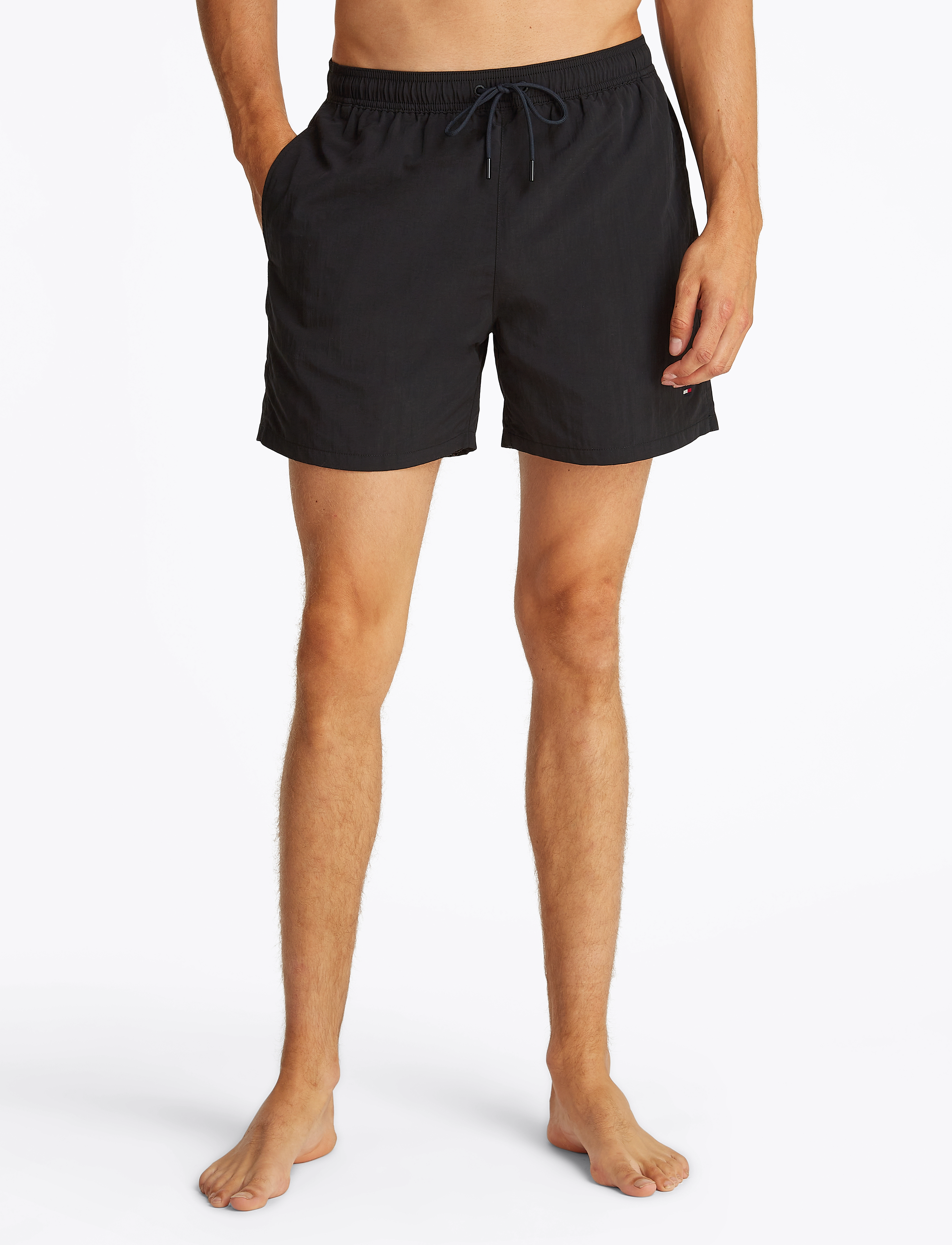 Tommy Hilfiger MEDIUM DRAWSTRING - Badkläder - BLACK / black