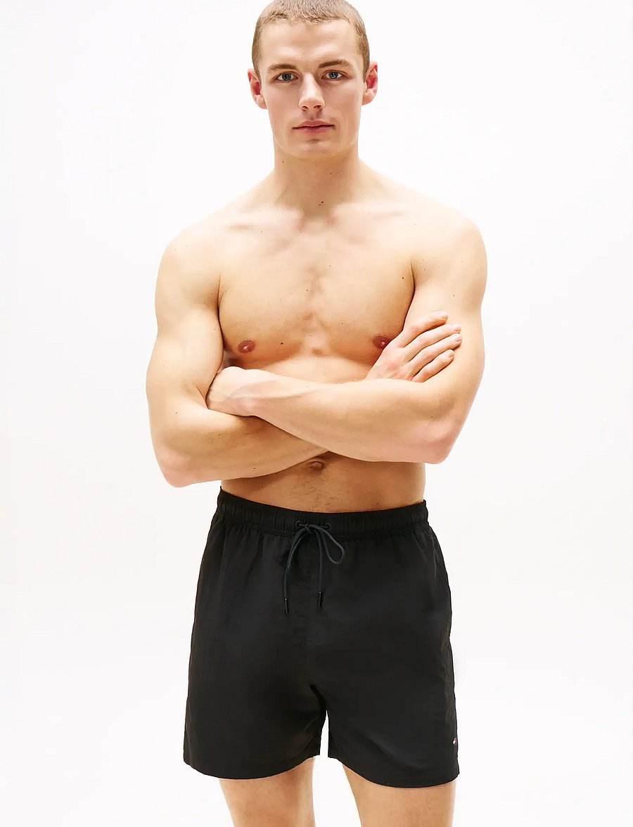 Tommy Hilfiger - MEDIUM DRAWSTRING - badehose - black - 2