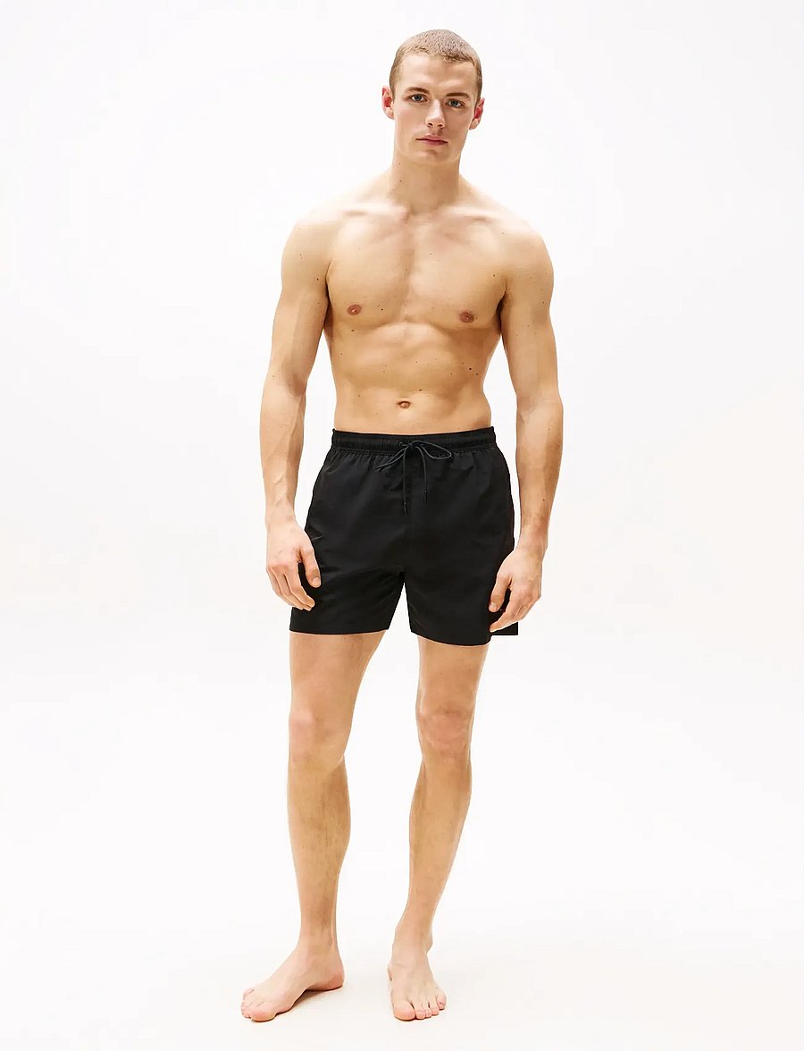 Tommy Hilfiger - MEDIUM DRAWSTRING - badehose - black - 3