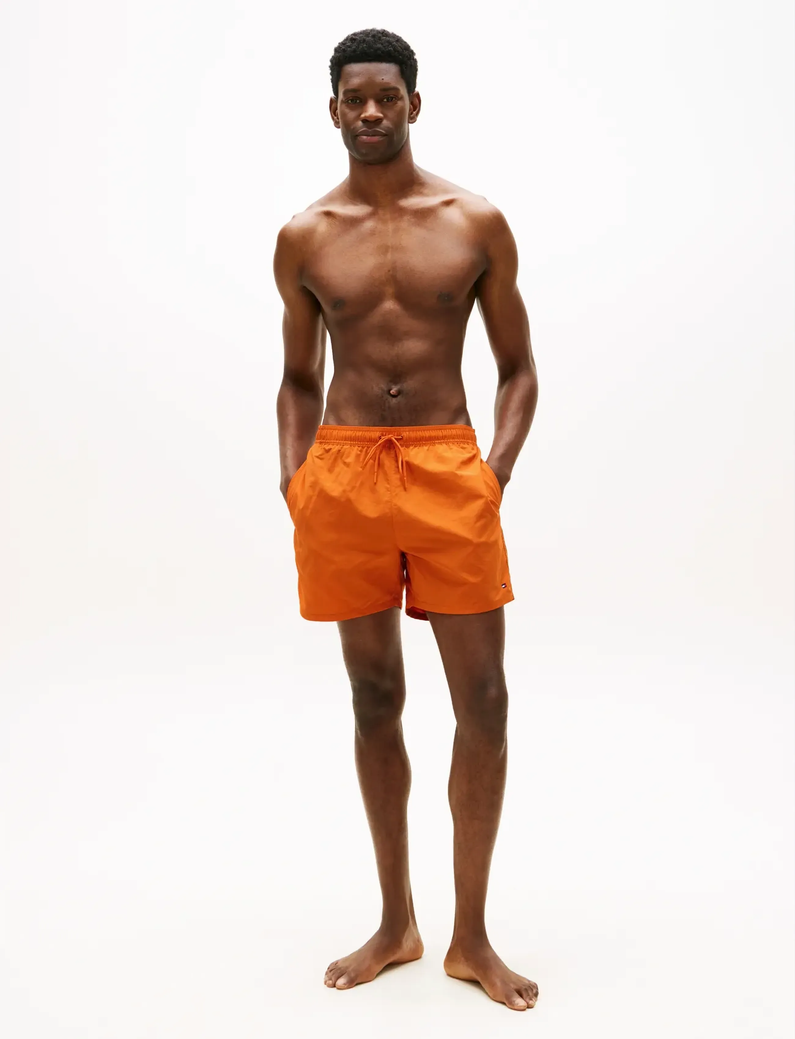 Tommy Hilfiger - MEDIUM DRAWSTRING - badebukser - bonfire orange - 3