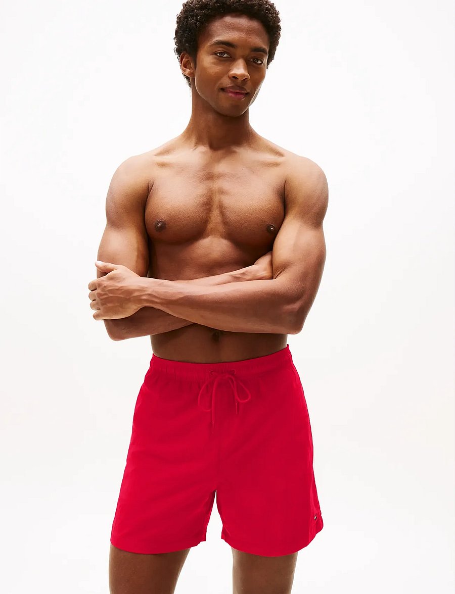 Tommy Hilfiger - MEDIUM DRAWSTRING - badehose - medium red - 0
