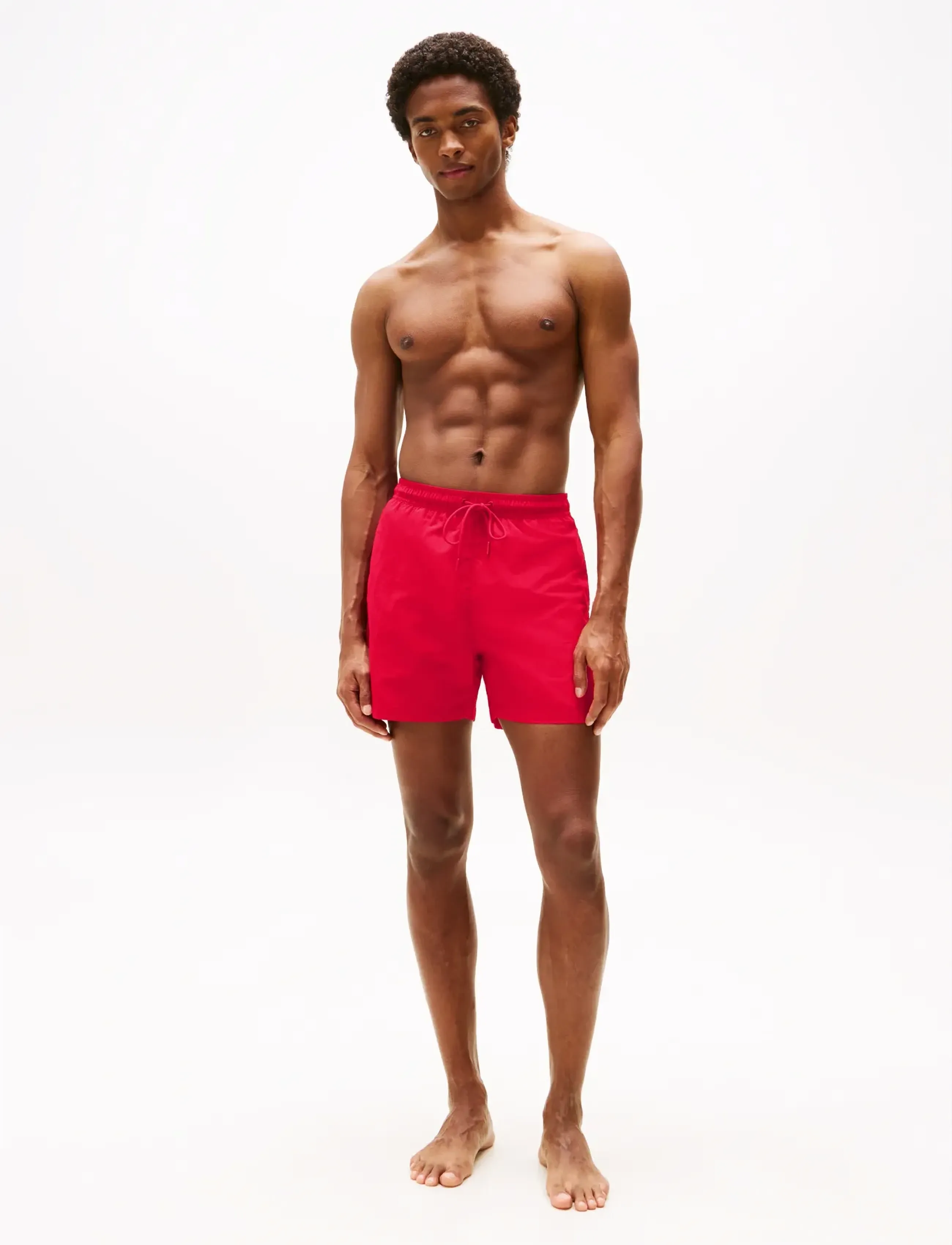 Tommy Hilfiger - MEDIUM DRAWSTRING - badbyxor - medium red - 4