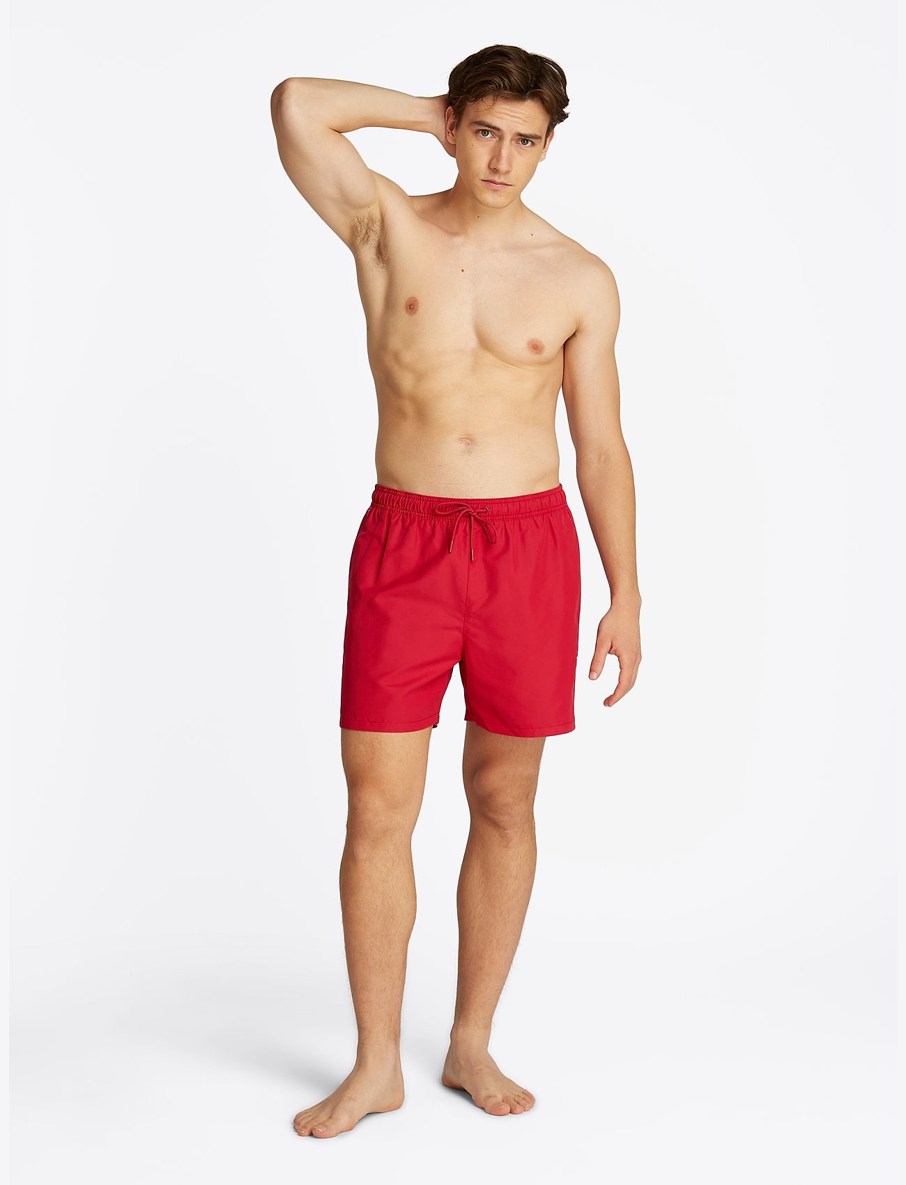 Tommy Hilfiger - MEDIUM DRAWSTRING TAPE - shorts - medium red - 0