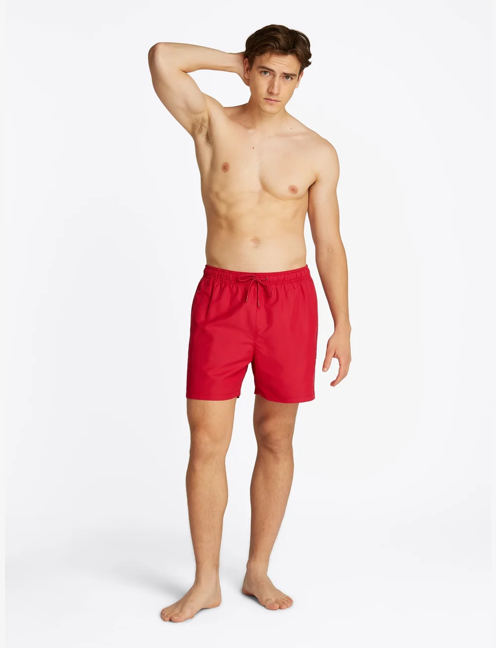 Tommy Hilfiger - MEDIUM DRAWSTRING TAPE - uimashortsit - medium red - 0
