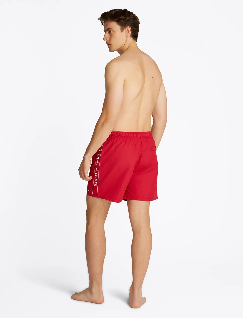 Tommy Hilfiger - MEDIUM DRAWSTRING TAPE - uimashortsit - medium red - 2