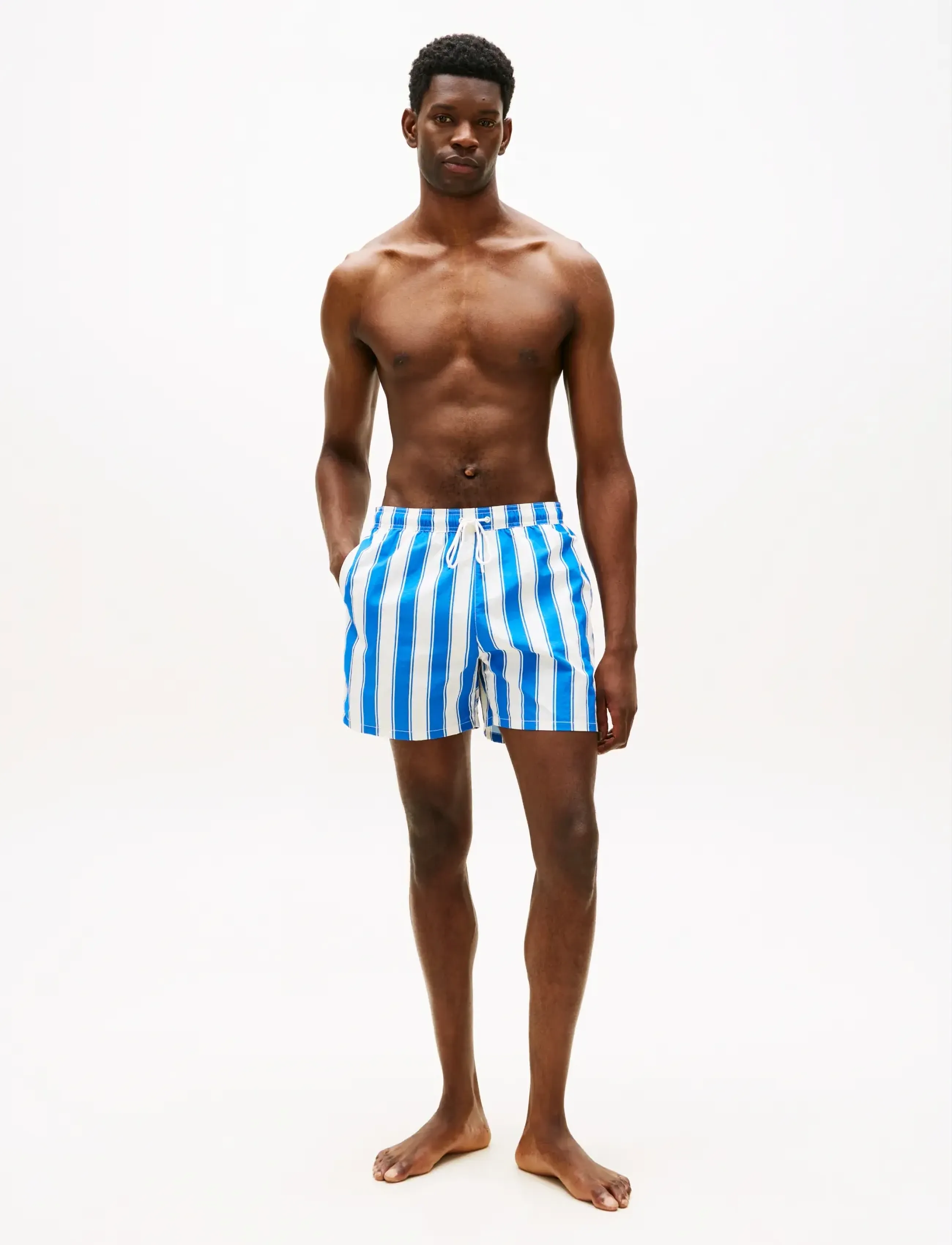 Tommy Hilfiger - MEDIUM DRAWSTRING PRINT - badbyxor - summer stripe blue orbit - 3