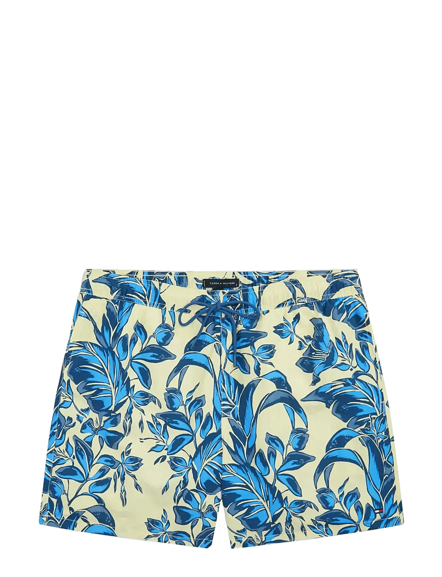 Tommy Hilfiger - MEDIUM DRAWSTRING PRINT - badeshorts - vintage tropical floral yellow - 1
