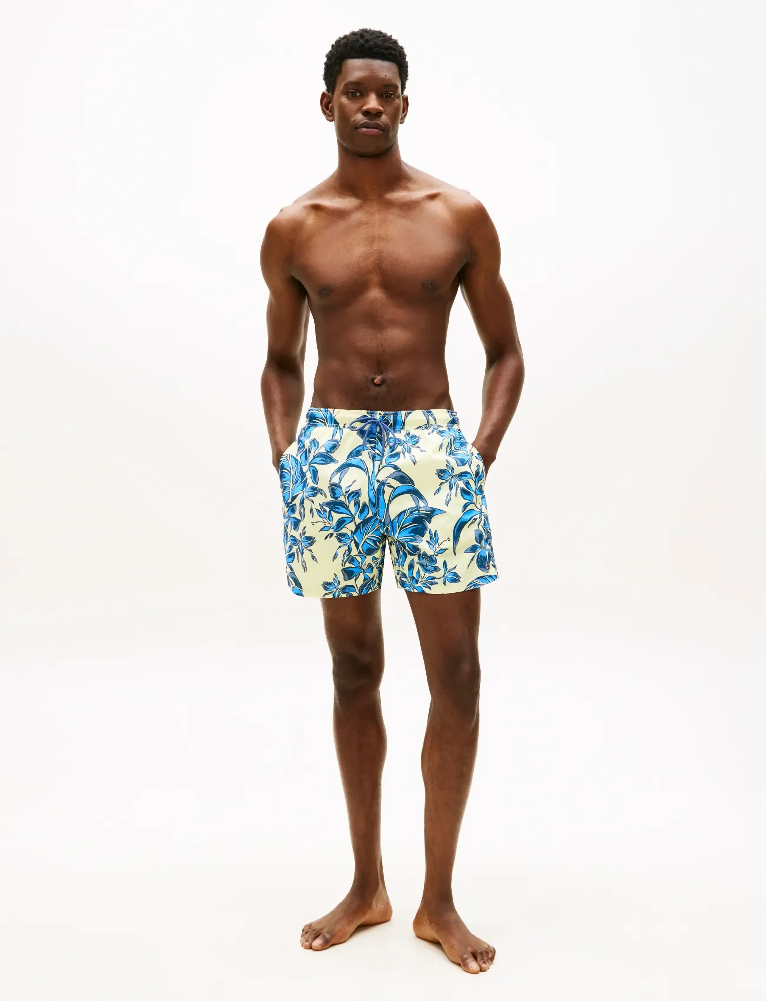Tommy Hilfiger - MEDIUM DRAWSTRING PRINT - badebukser - vintage tropical floral yellow - 3
