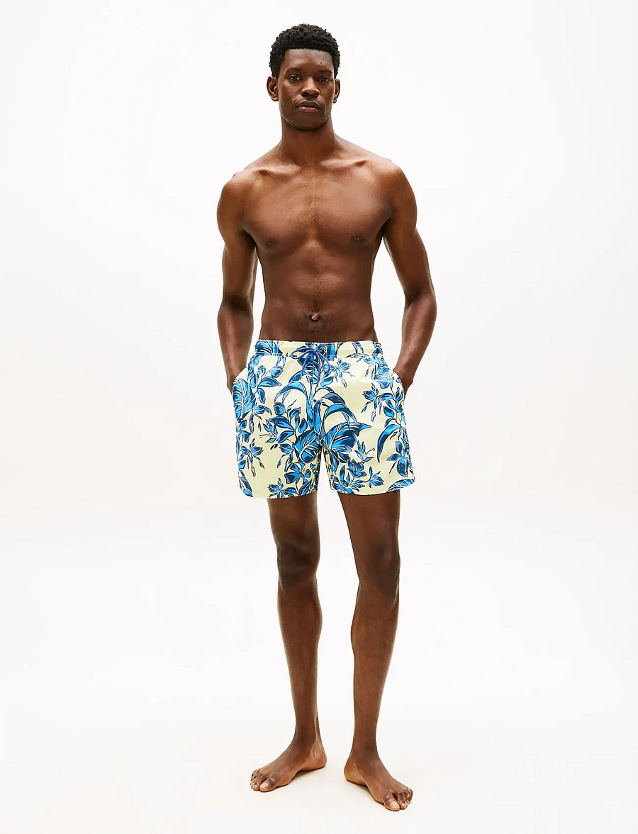 Tommy Hilfiger - MEDIUM DRAWSTRING PRINT - badeshorts - vintage tropical floral yellow - 3