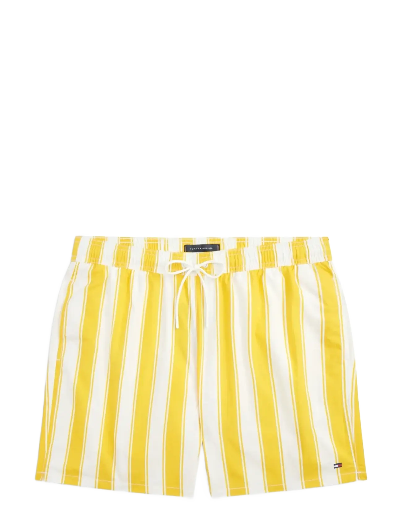Tommy Hilfiger MEDIUM DRAWSTRING PRINT - Badkläder - SUMMER STRIPE SUNSHOWER / yellow