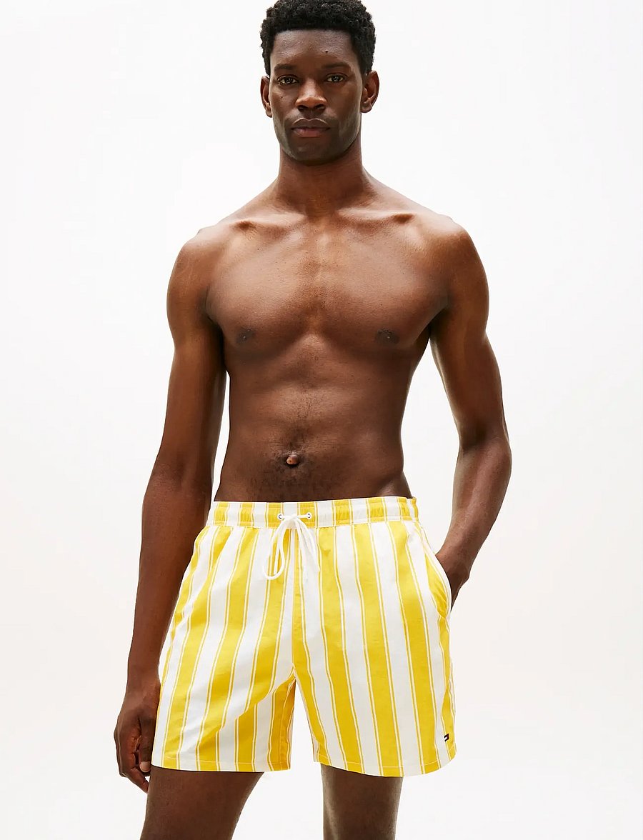 Tommy Hilfiger - MEDIUM DRAWSTRING PRINT - badehose - summer stripe sunshower - 0