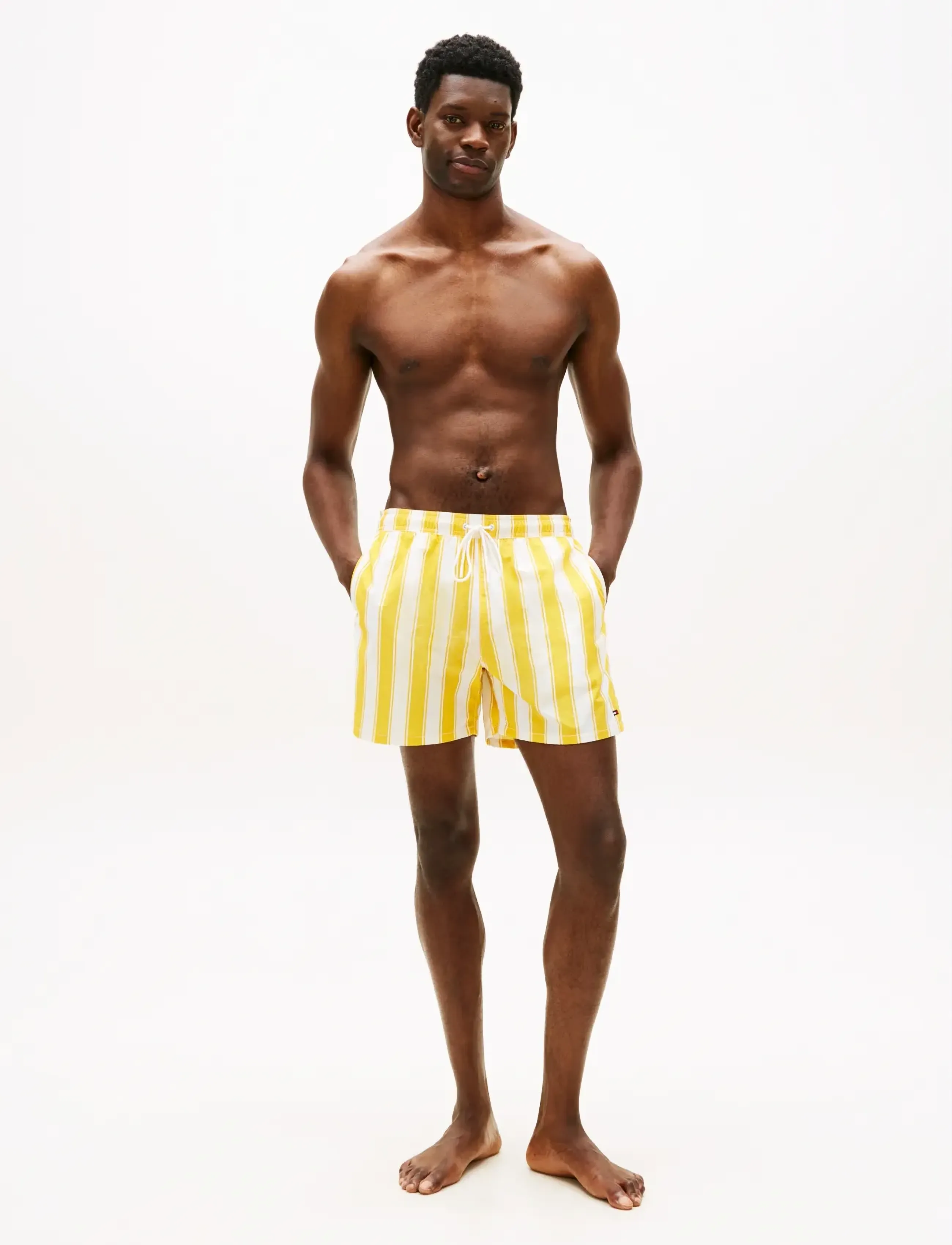 Tommy Hilfiger - MEDIUM DRAWSTRING PRINT - badebukser - summer stripe sunshower - 3