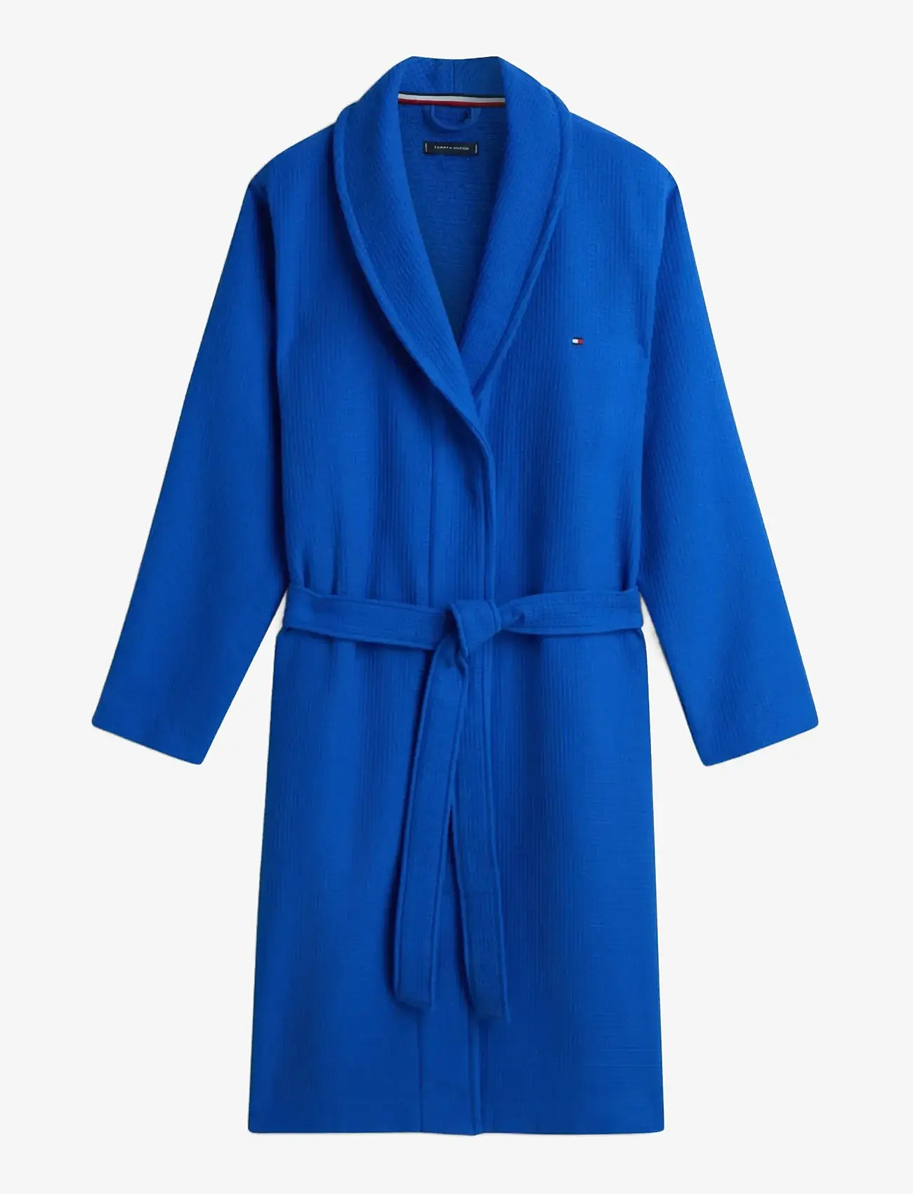 Tommy Hilfiger - WAFFLE BATHROBE - bademäntel - regal blue - 1