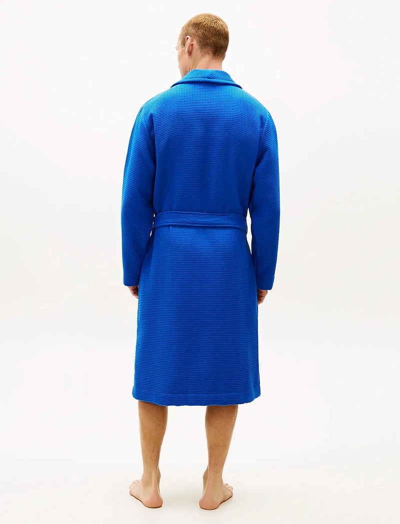 Tommy Hilfiger - WAFFLE BATHROBE - bademäntel - regal blue - 4