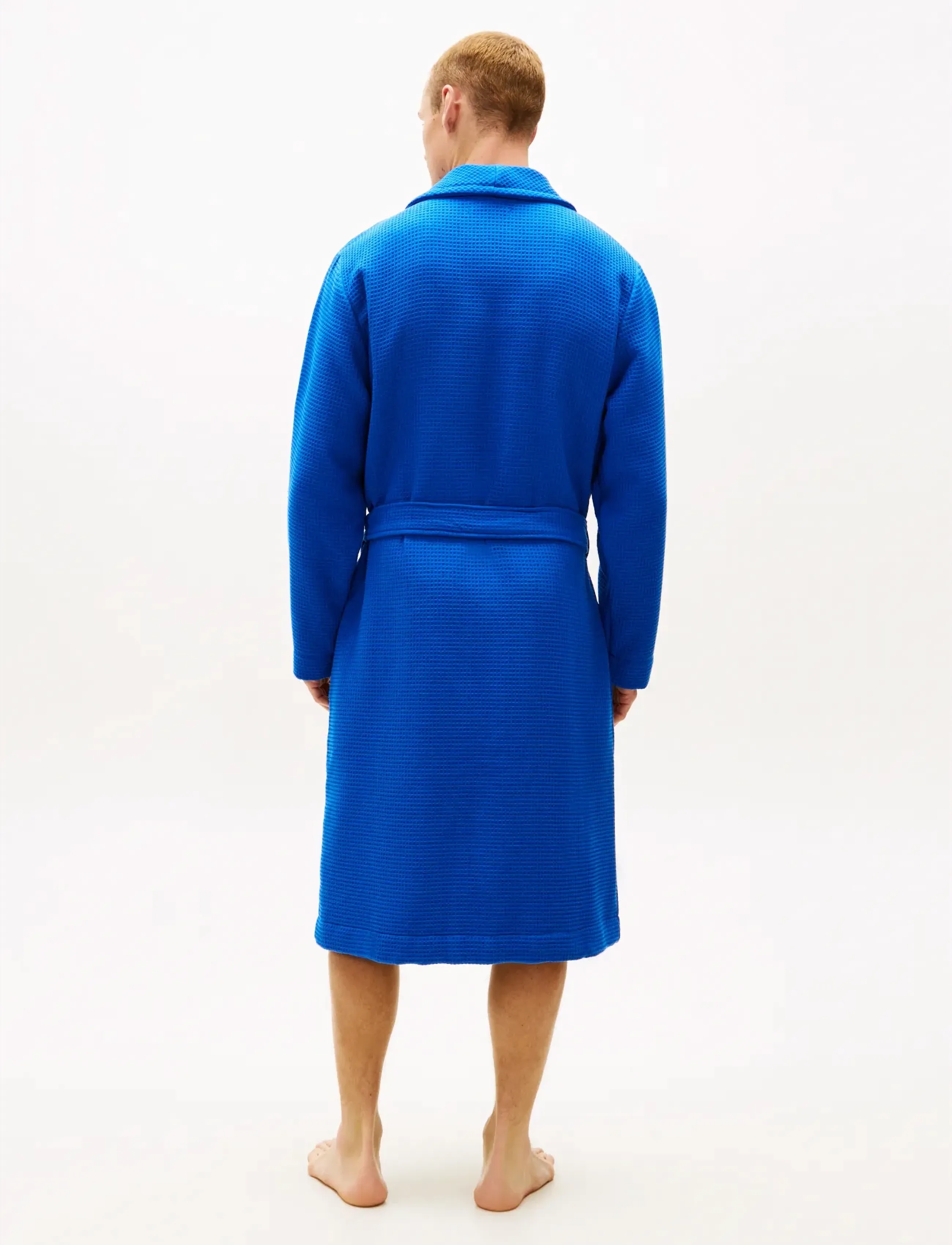Tommy Hilfiger - WAFFLE BATHROBE - aamutakit - regal blue - 4