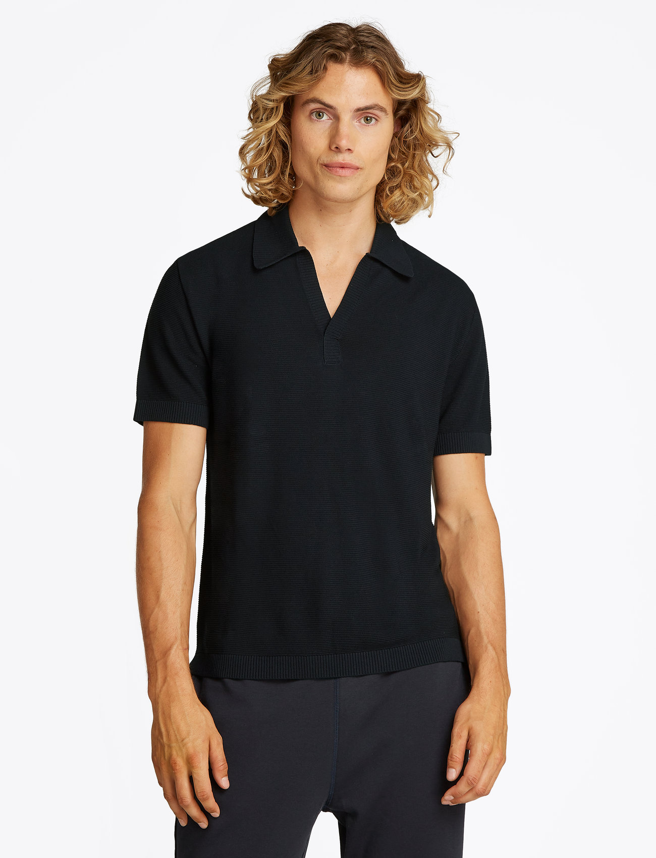 Tommy Hilfiger - KNITTED COVER-UP - polostrik - desert sky - 0