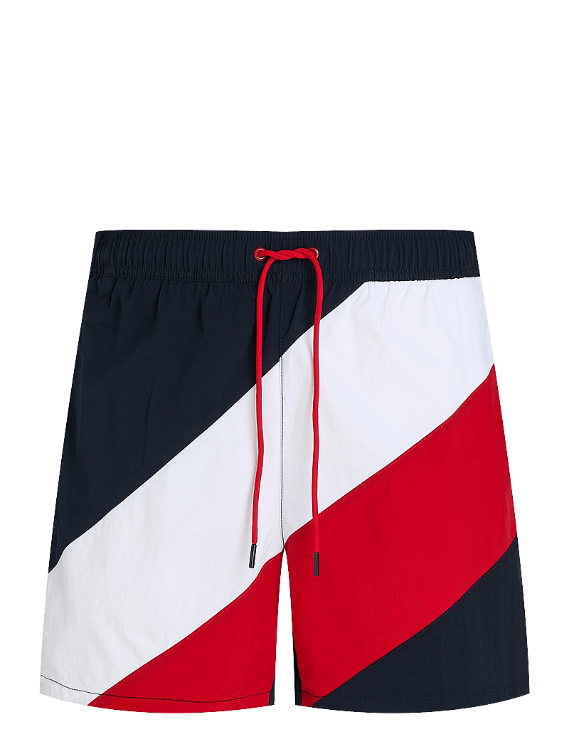 Tommy Hilfiger - MEDIUM DRAWSTRING DIAG - badeshorts - desert sky - 1