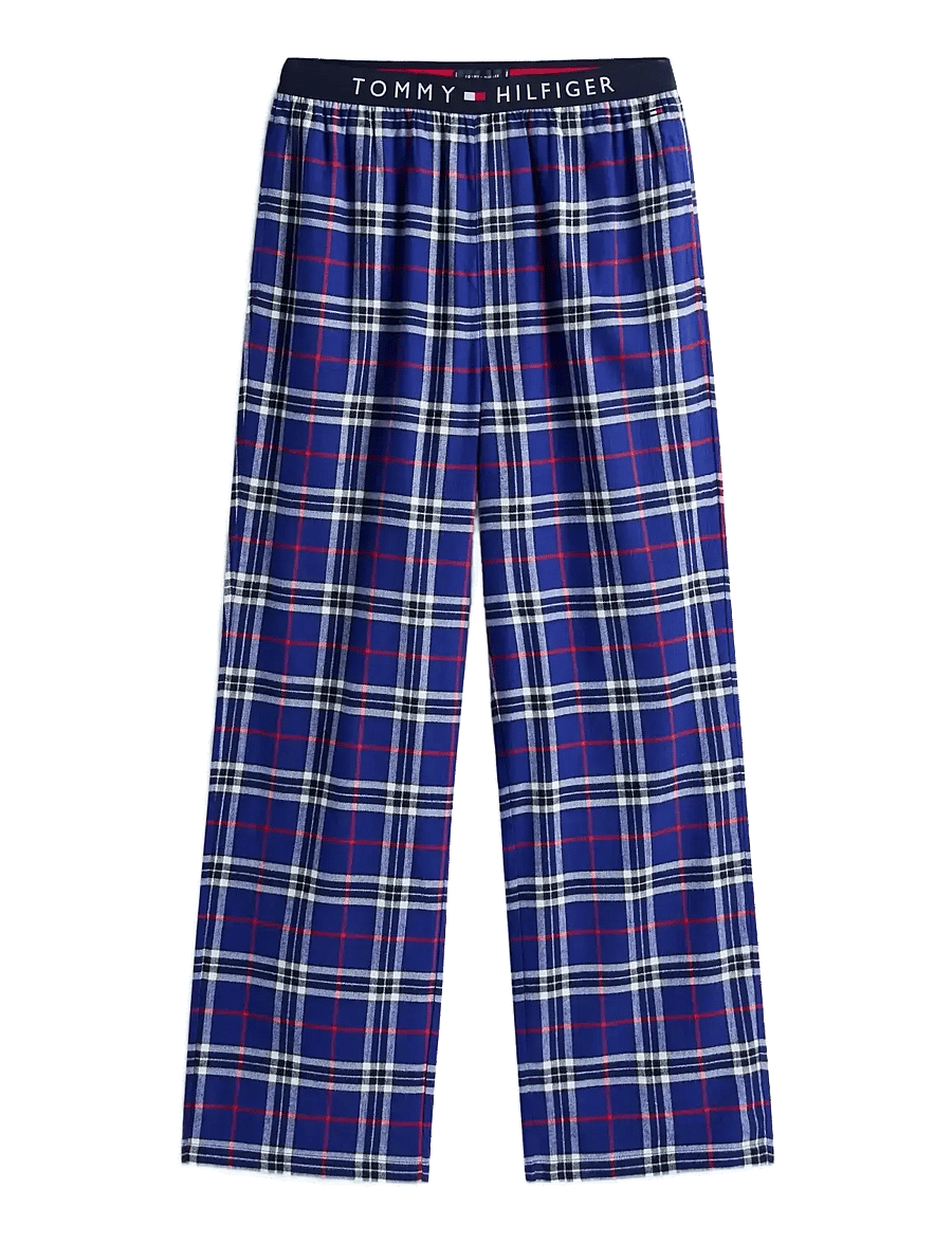 Tommy Hilfiger - FLANNEL PJ PANT WAISTBAND - pyjamabroeken - blue reiker tartan - 1