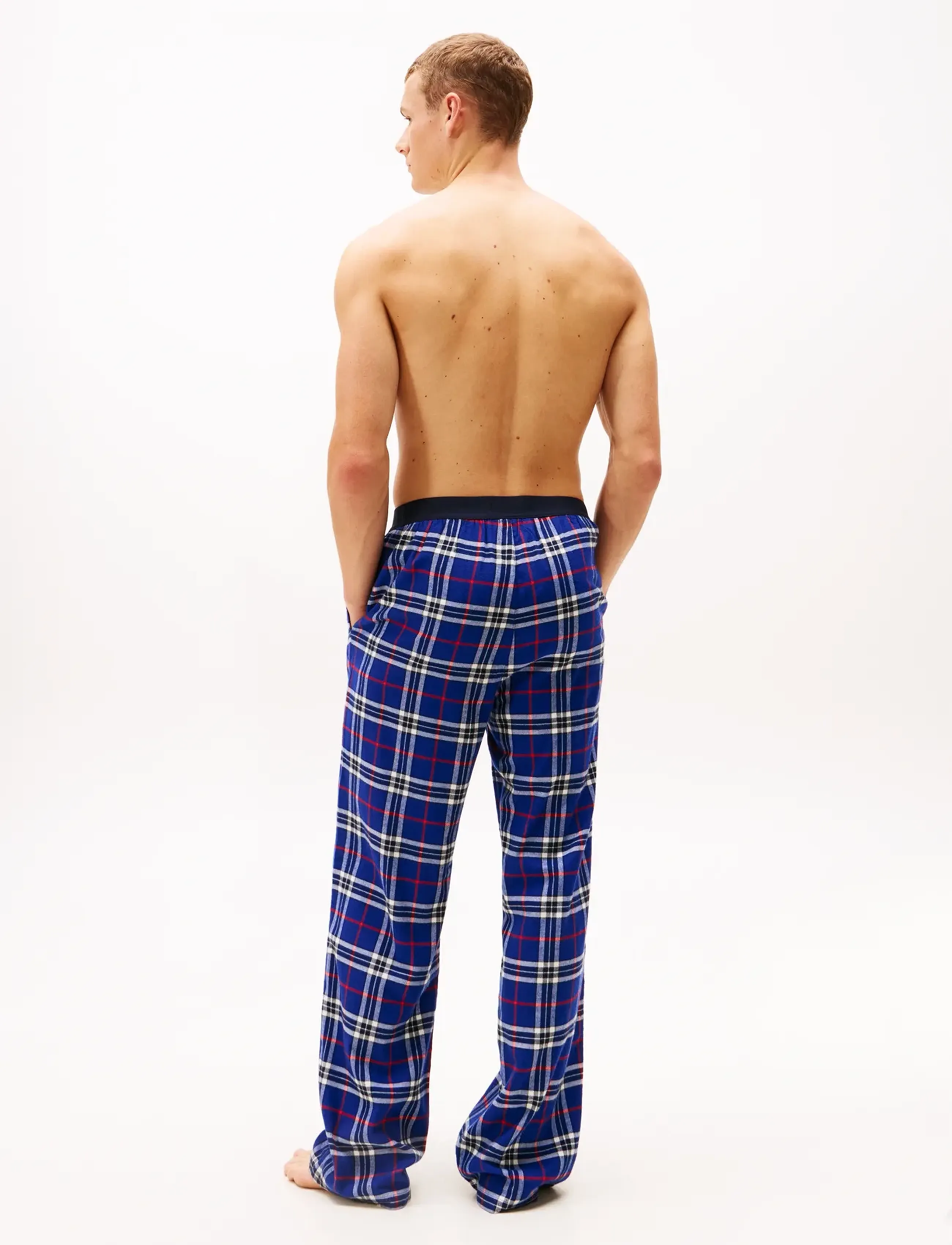 Tommy Hilfiger - FLANNEL PJ PANT WAISTBAND - bas de pyjama - blue reiker tartan - 2