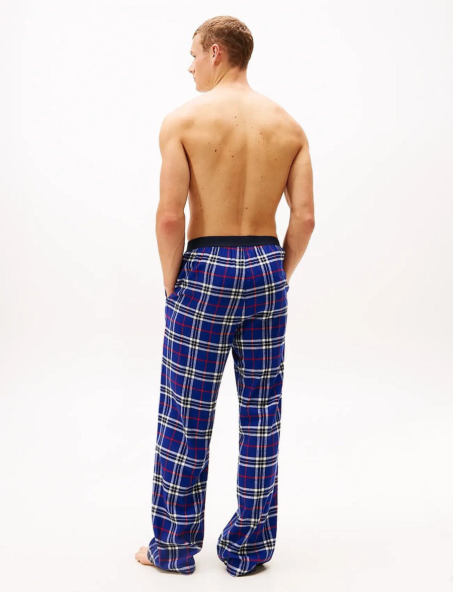 Tommy Hilfiger - FLANNEL PJ PANT WAISTBAND - pyjamabroeken - blue reiker tartan - 2