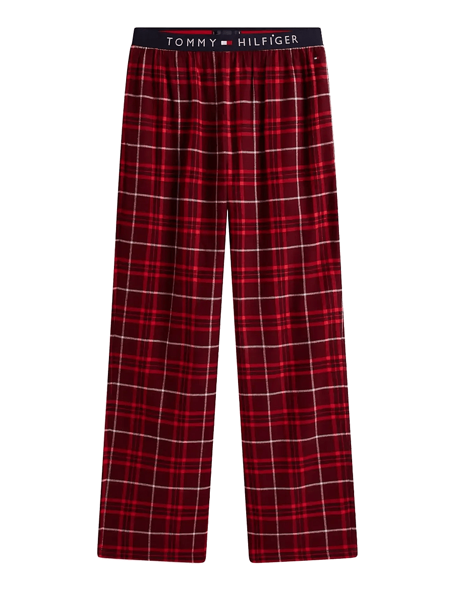 Tommy Hilfiger - FLANNEL PJ PANT WAISTBAND - natbukser - red reiker tartan - 1