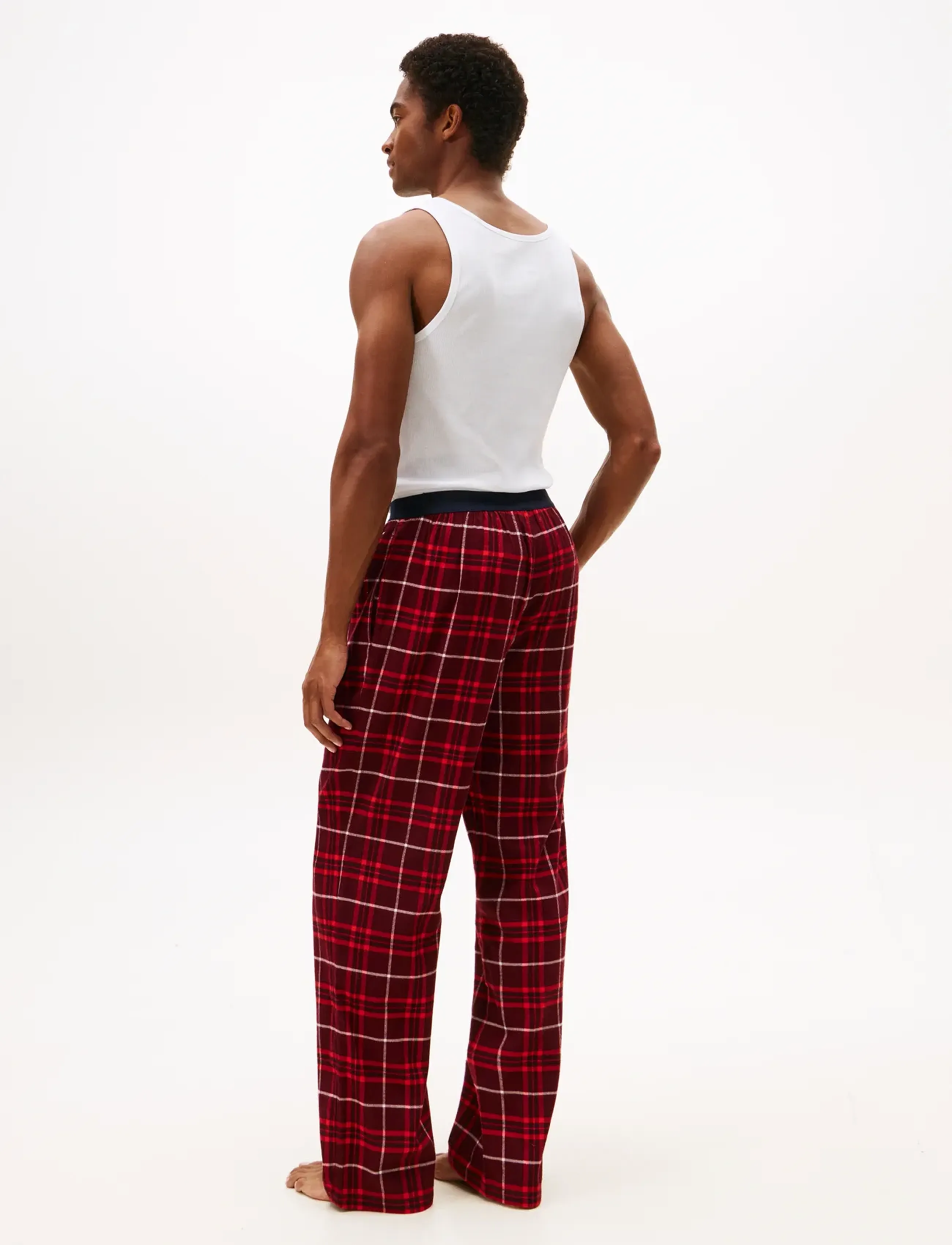 Tommy Hilfiger - FLANNEL PJ PANT WAISTBAND - pyjama bottoms - red reiker tartan - 2