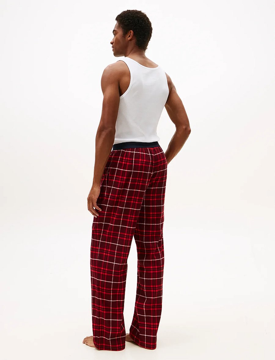 Tommy Hilfiger - FLANNEL PJ PANT WAISTBAND - natbukser - red reiker tartan - 2
