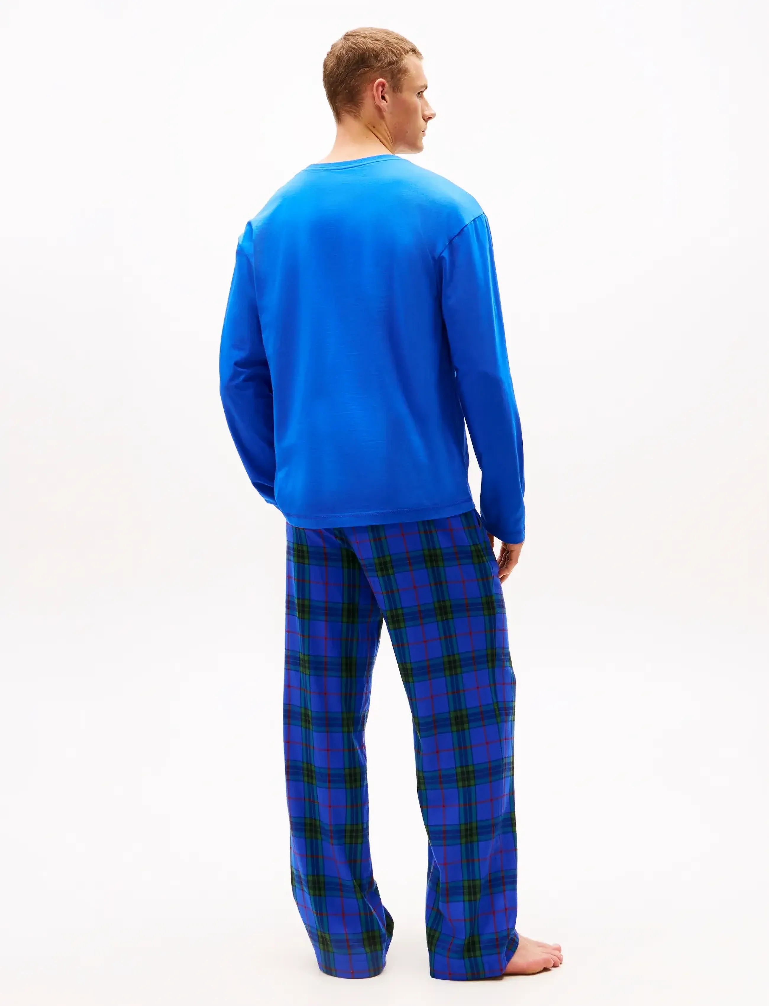 TOMMY HILFIGER Ls Flannel Slippers Set Boxed t-shirts herr – bild 4
