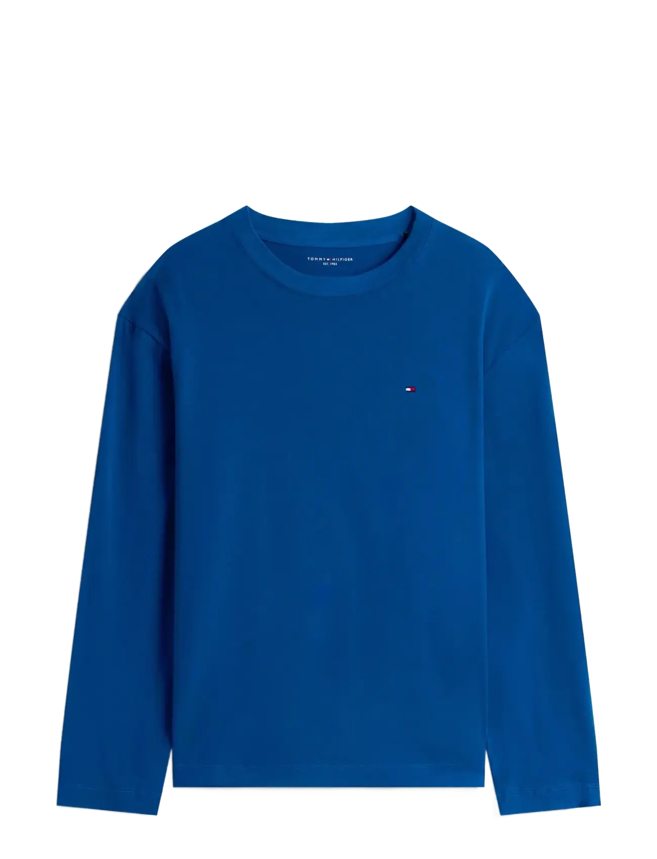 Tommy Hilfiger LS JERSEY PJ SET PRINT - Nattøj - DEEP INDIGO BLUE DENSE STRIPE / blue