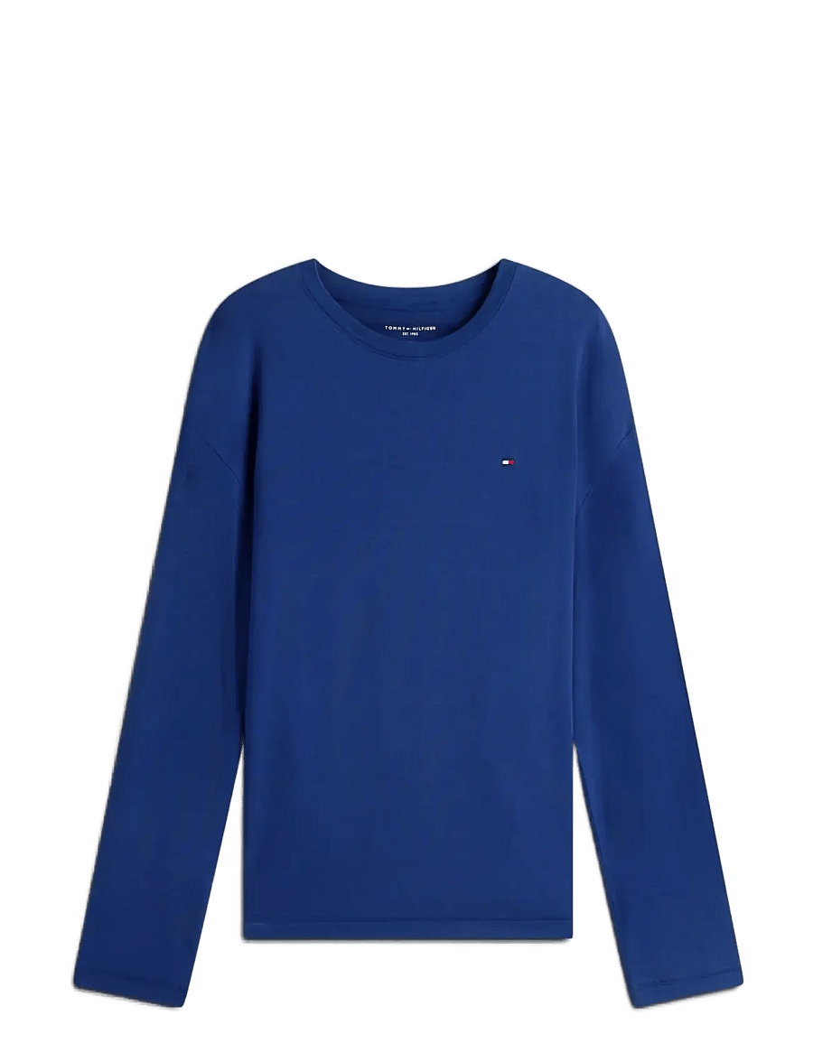 Tommy Hilfiger - LS JERSEY PJ SET PRINT - pidžaamakomplektid - preppy navy rwb stripe - 1