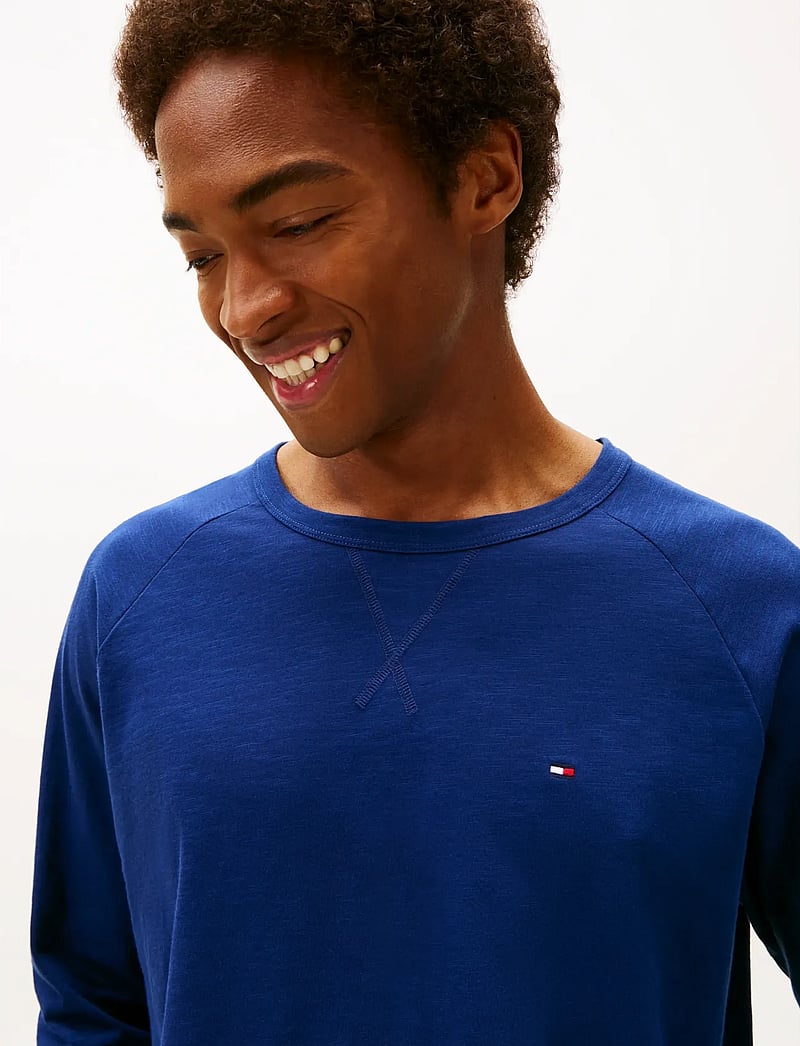 Tommy Hilfiger - LS JERSEY PJ SET CUFFED - nattøj sæt - preppy navy - 3