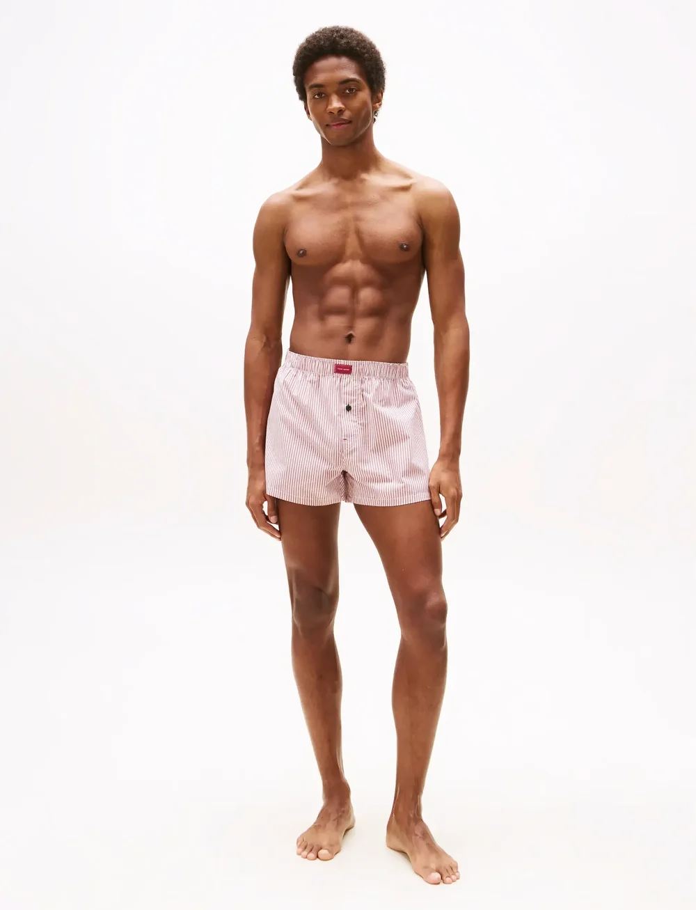 Tommy Hilfiger - 3P WOVEN BOXER PRINT - unterhosen im multipack - prp nvy/flg nob blu/mni stp - 3