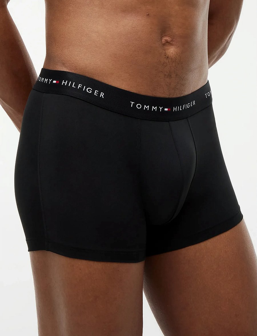 Tommy Hilfiger - 3P TRUNK DTM - unterhosen im multipack - black black black - 3