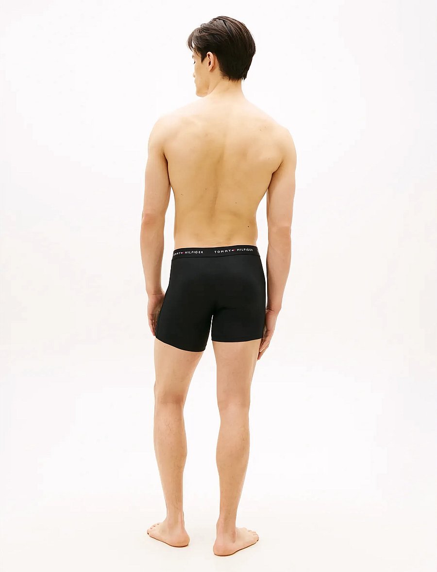 Tommy Hilfiger - 3P BOXER BRIEF DTM - unterhosen im multipack - black black black - 4