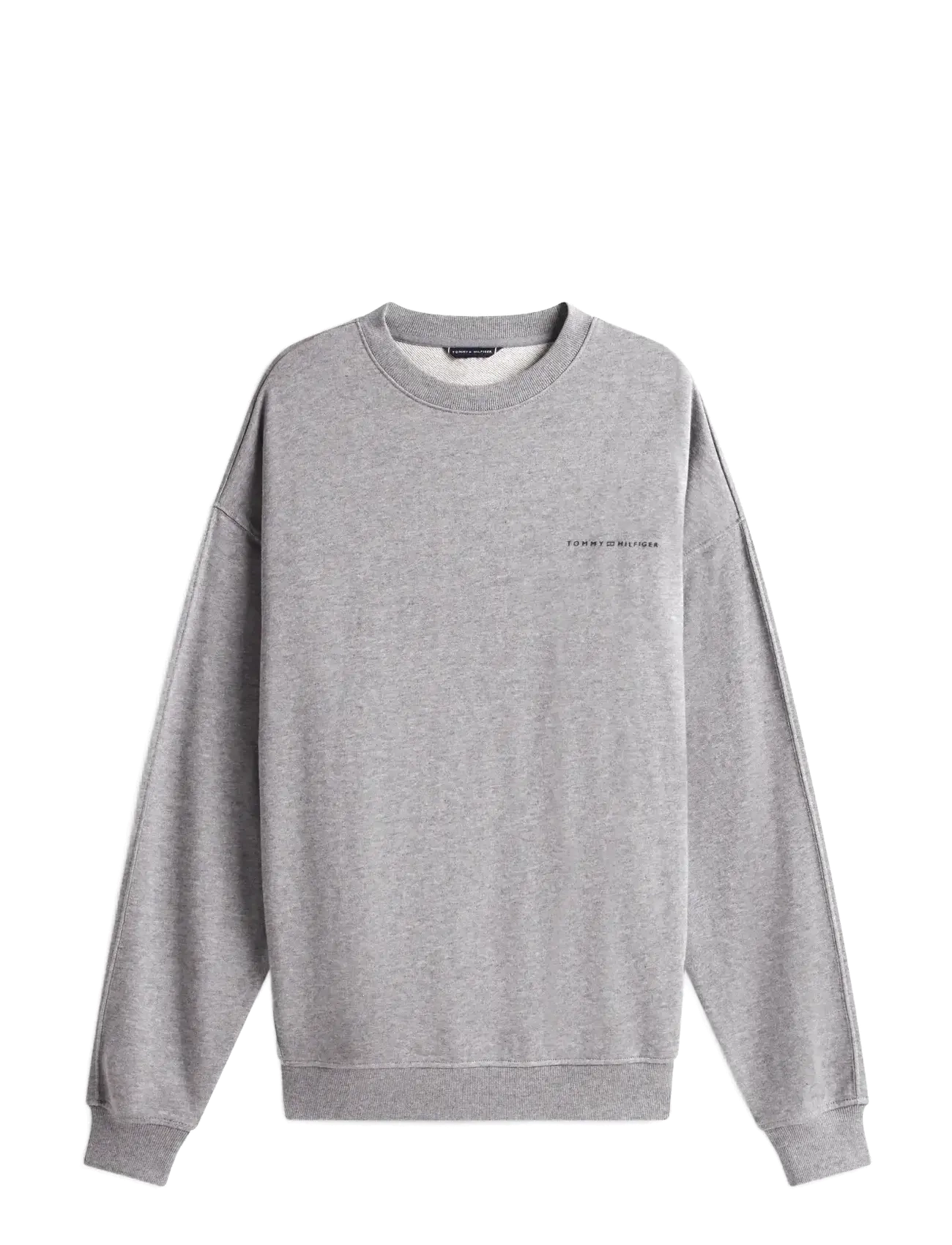 Tommy Hilfiger TRACK TOP - Pyjamapaidat - MEDIUM GREY HEATHER / grey