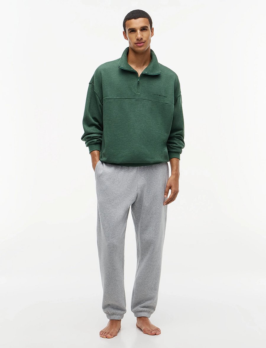 Tommy Hilfiger - HALF ZIP - sweatshirts - ornamental green heather - 5