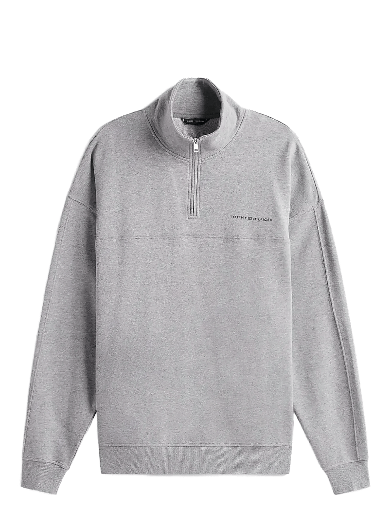 Tommy Hilfiger - HALF ZIP - sweatshirts - medium grey heather - 1